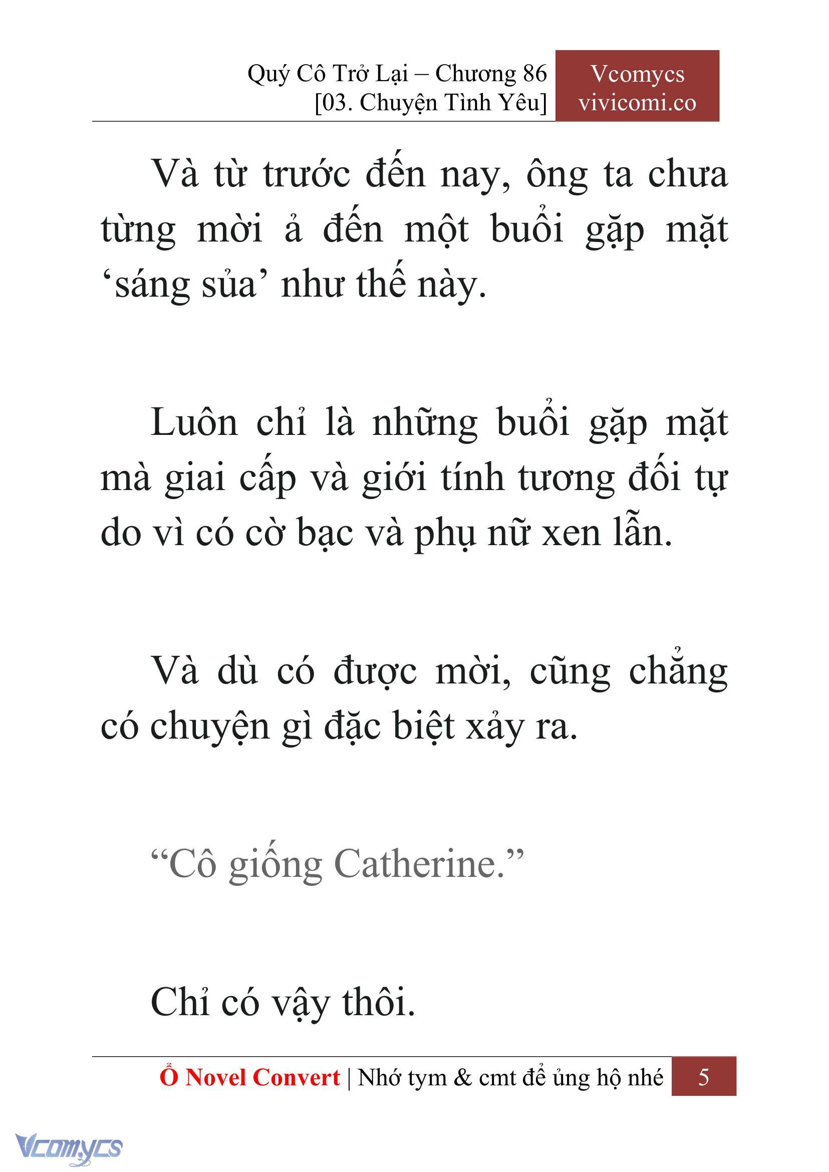 [Novel] Quý Cô Trở Lại Chap 86 - Trang 2