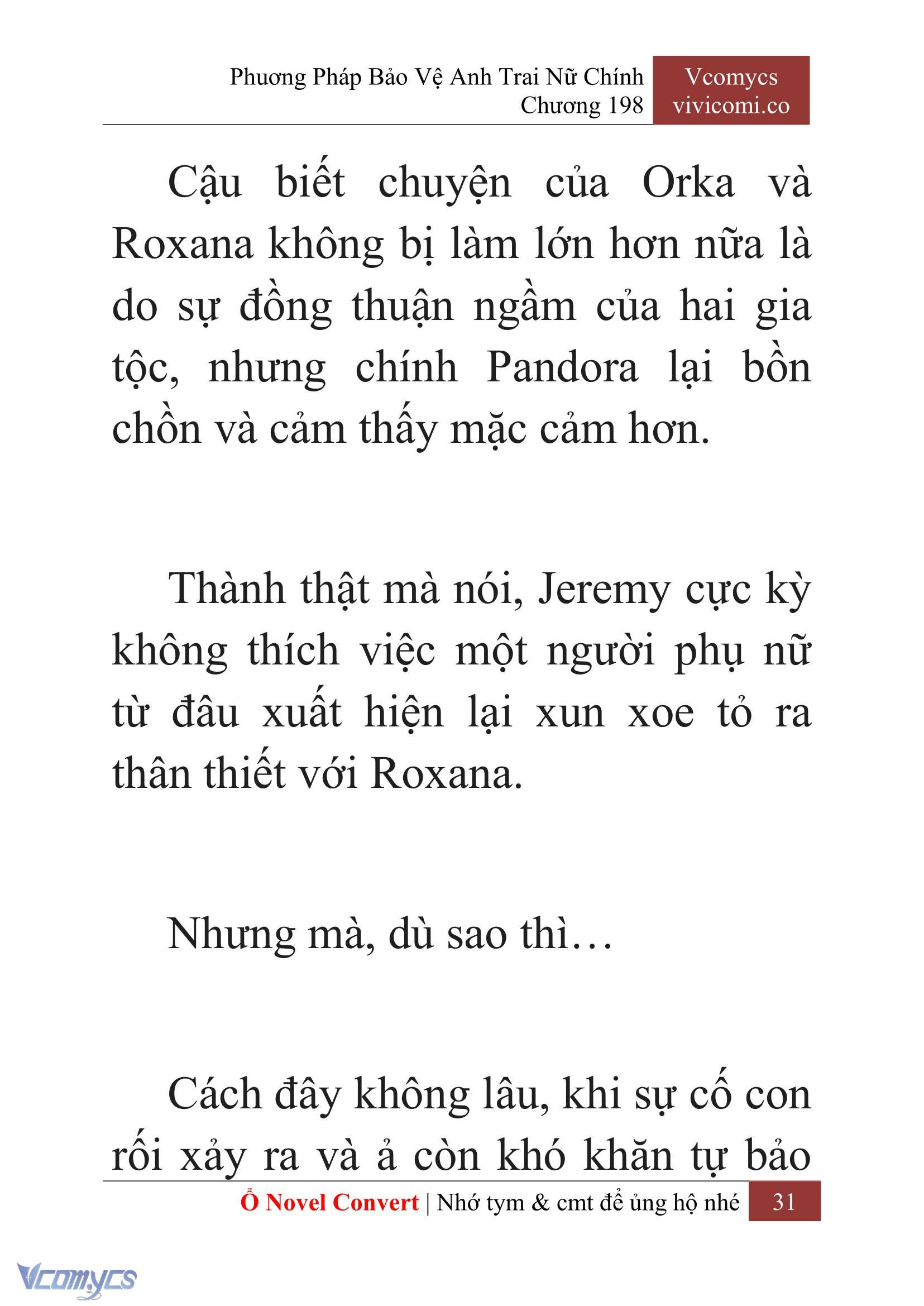 [Novel] Phương Pháp Bảo Vệ Anh Trai Nữ Chính Chap 198 - Trang 2