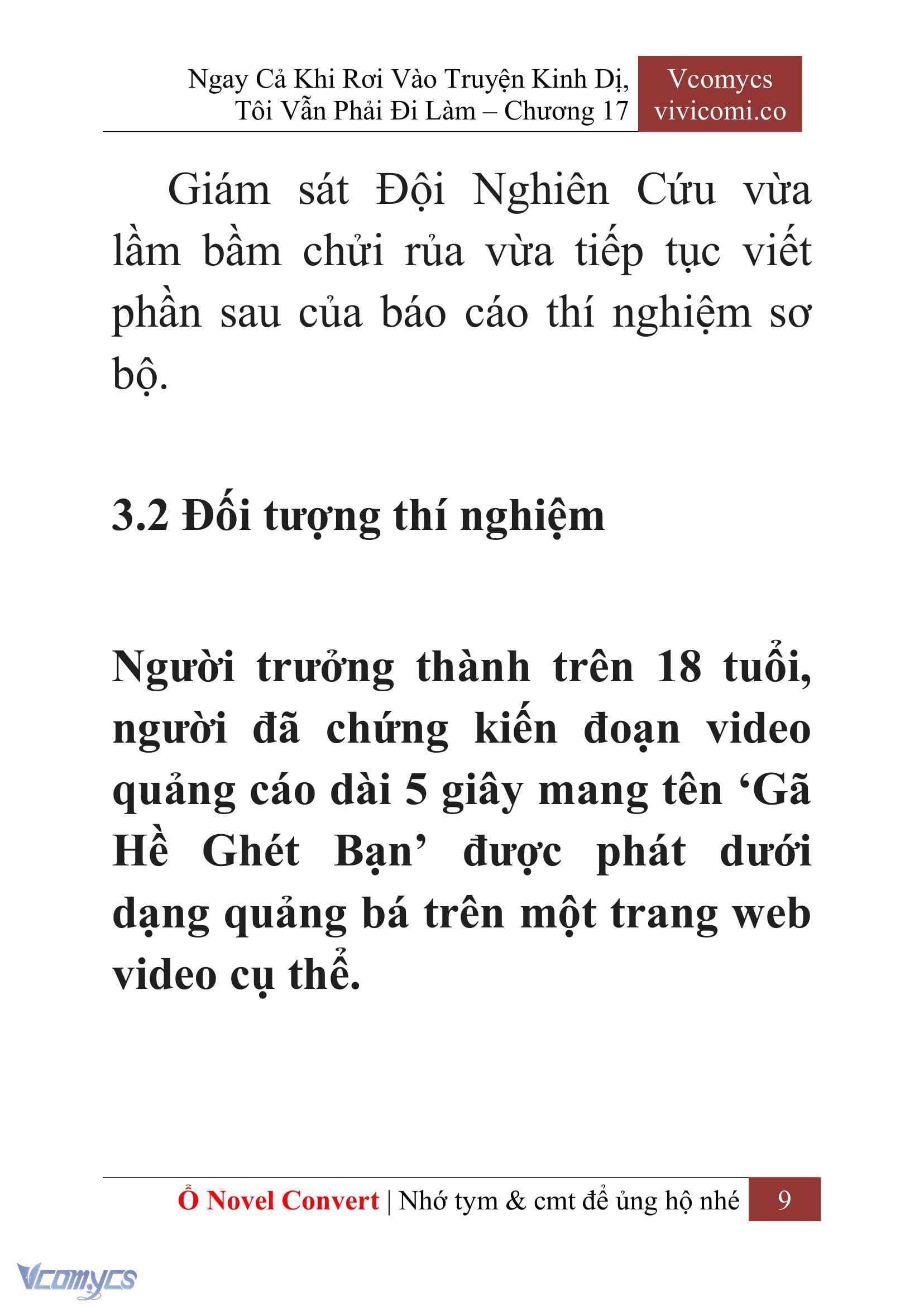[Novel] Ngay Cả Khi Rơi Vào Truyện Kinh Dị, Tôi Vẫn Phải Đi Làm Chap 17 - Trang 2
