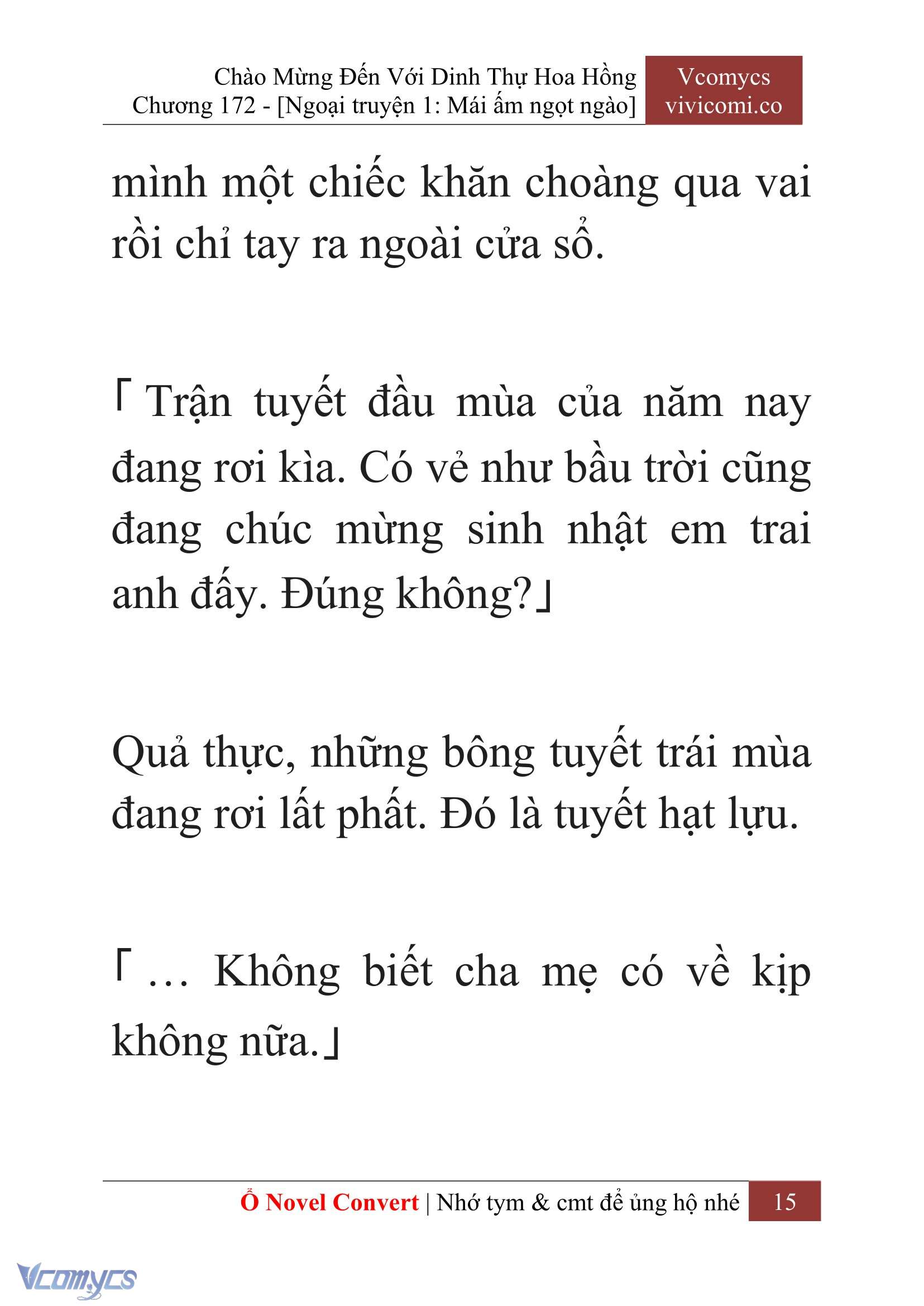 [Novel] Chào Mừng Đến Với Dinh Thự Hoa Hồng Chap 172 - Trang 2