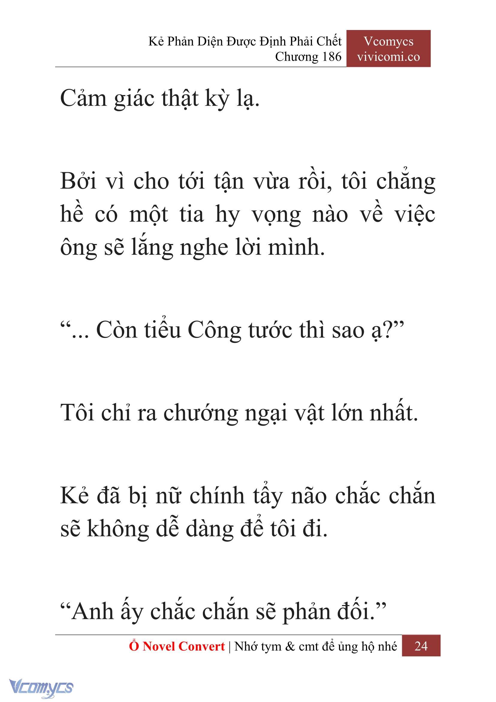 [Novel] Kẻ Phản Diện Được Định Phải Chết Chap 186 - Next Chap 187