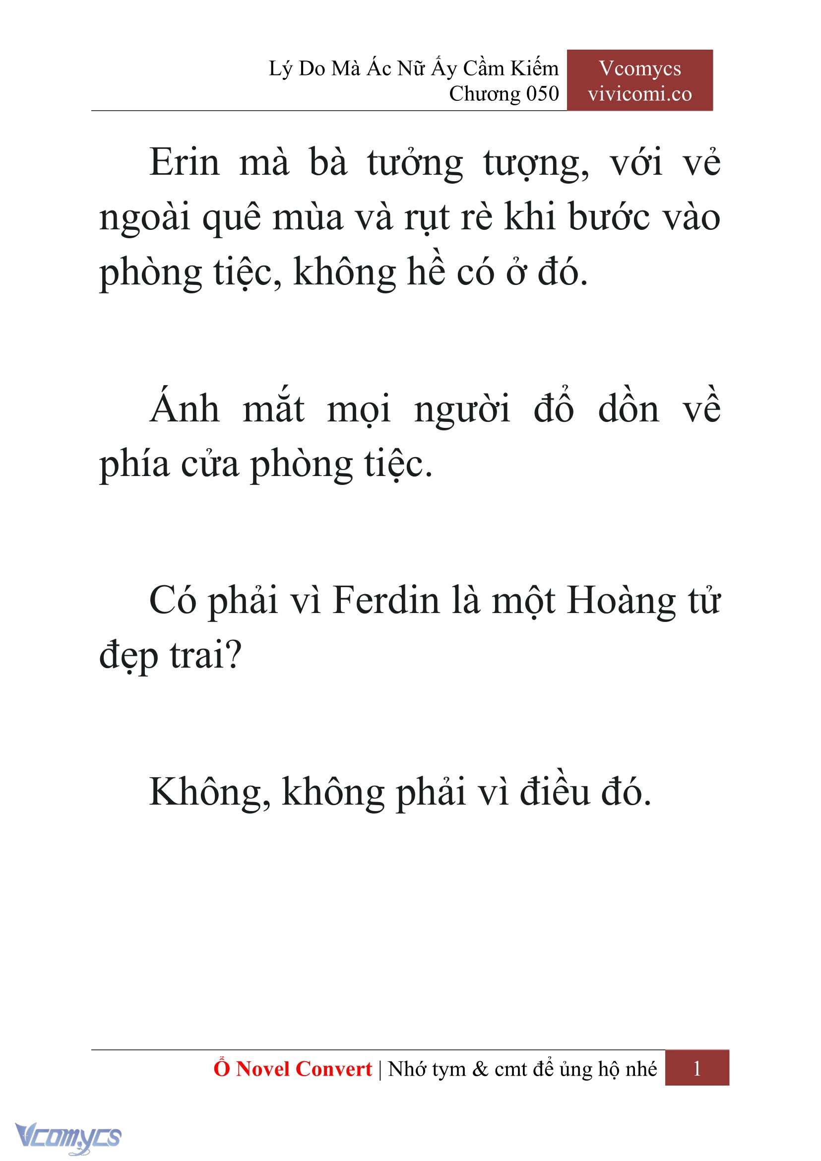 [Novel] Lý Do Mà Ác Nữ Ấy Cầm Kiếm Chap 50 - Trang 2