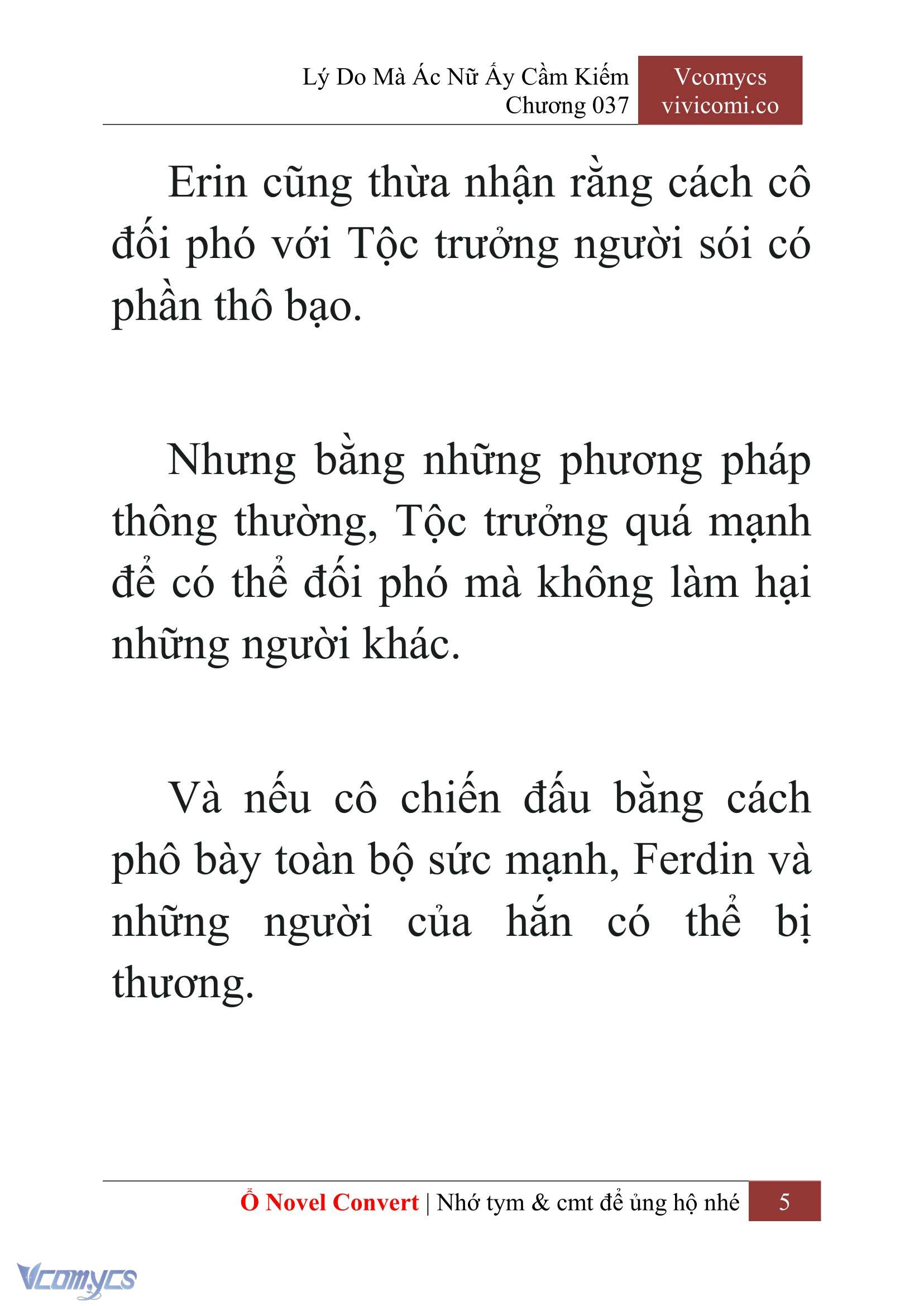 [Novel] Lý Do Mà Ác Nữ Ấy Cầm Kiếm Chap 37 - Trang 2