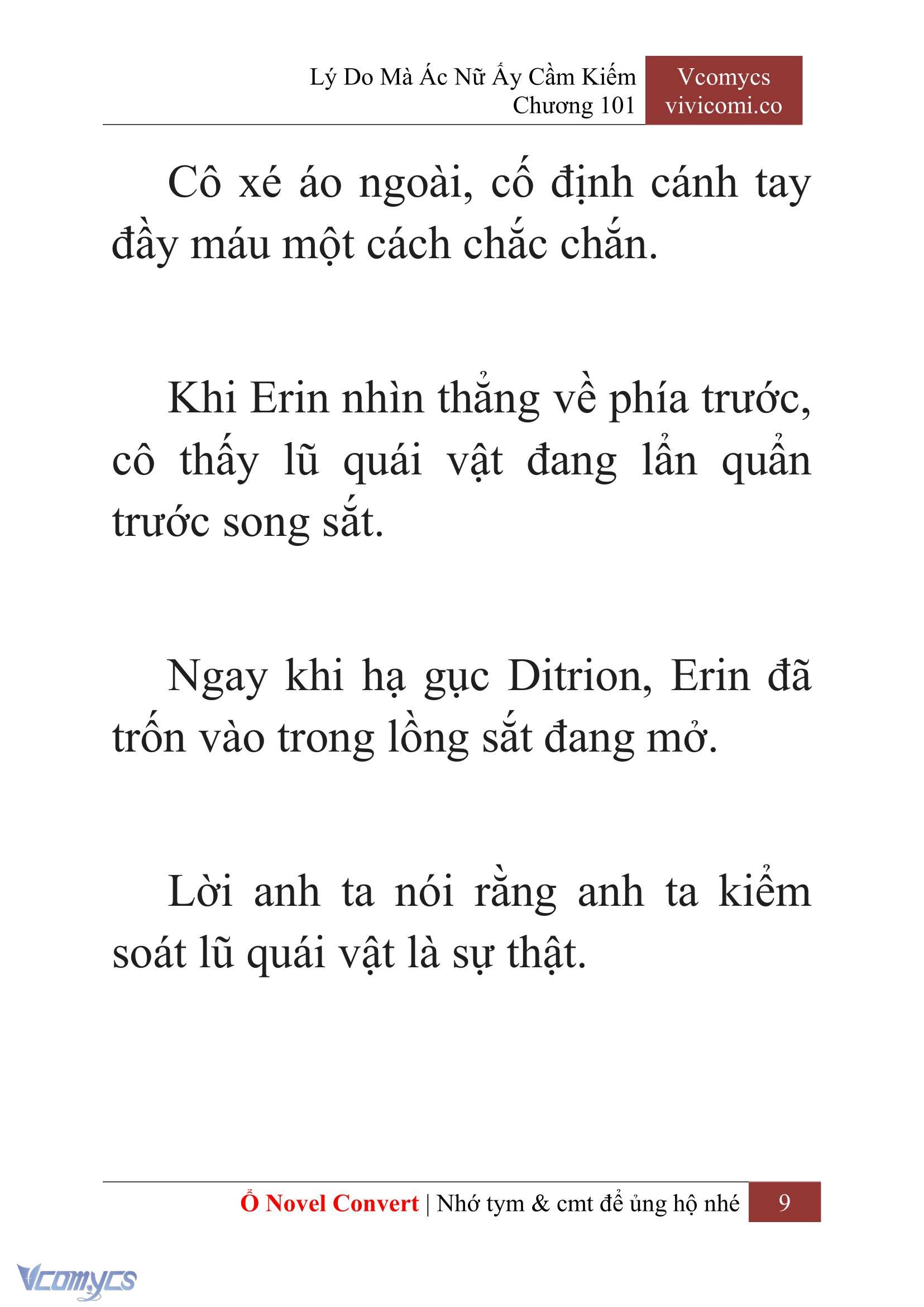 [Novel] Lý Do Mà Ác Nữ Ấy Cầm Kiếm Chap 101 - Trang 2