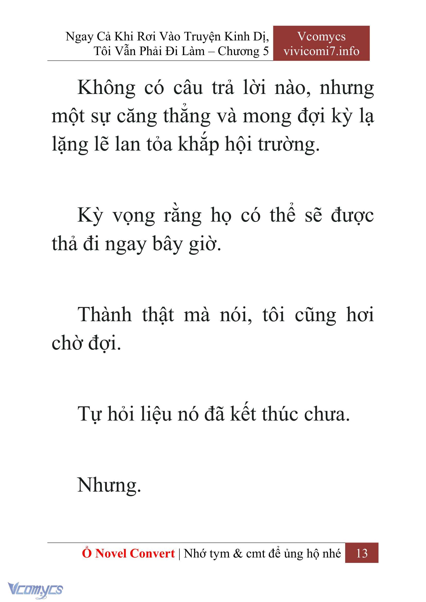 [Novel] Ngay Cả Khi Rơi Vào Truyện Kinh Dị, Tôi Vẫn Phải Đi Làm Chap 5 - Trang 2