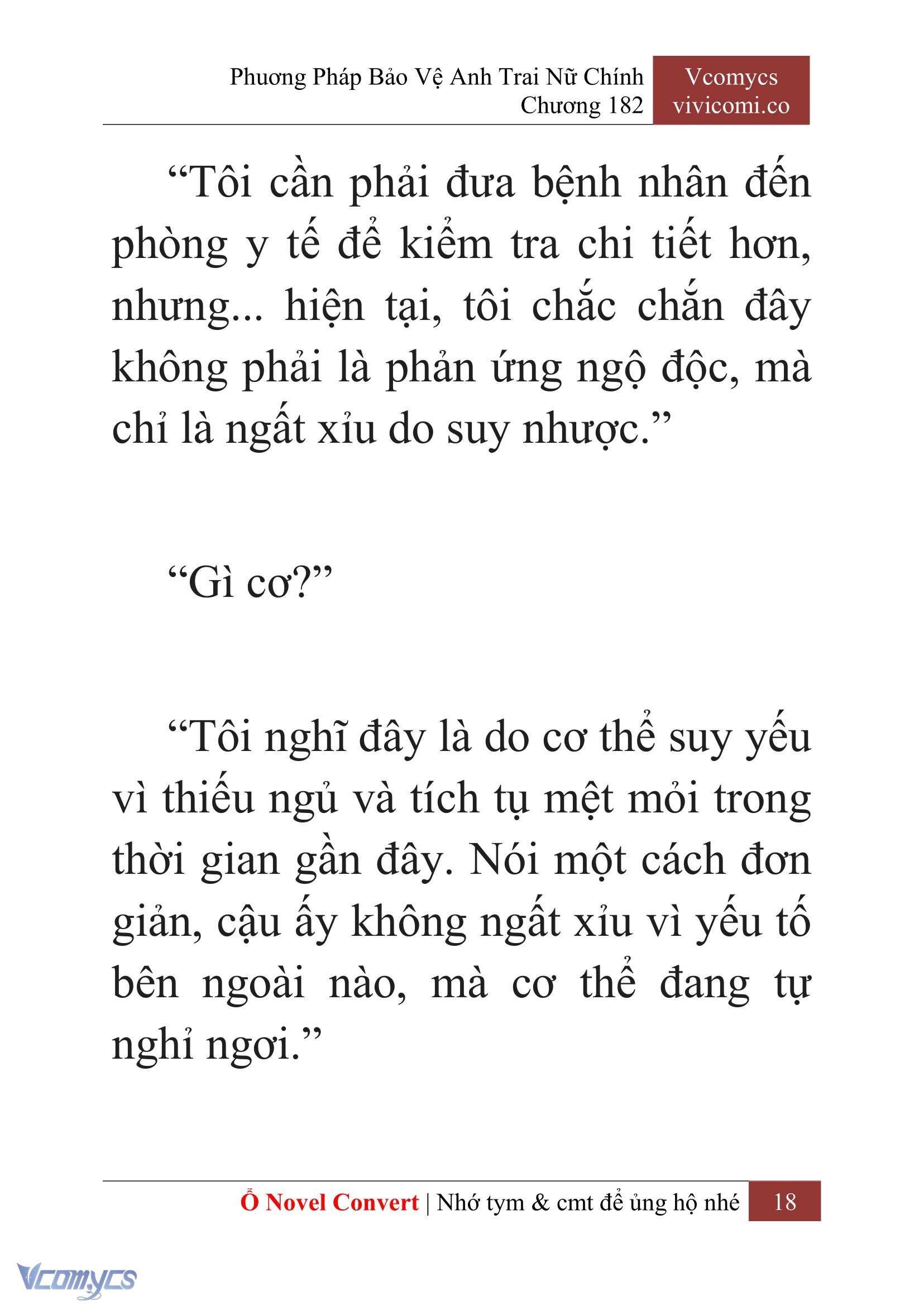 [Novel] Phương Pháp Bảo Vệ Anh Trai Nữ Chính Chap 182 - Trang 2