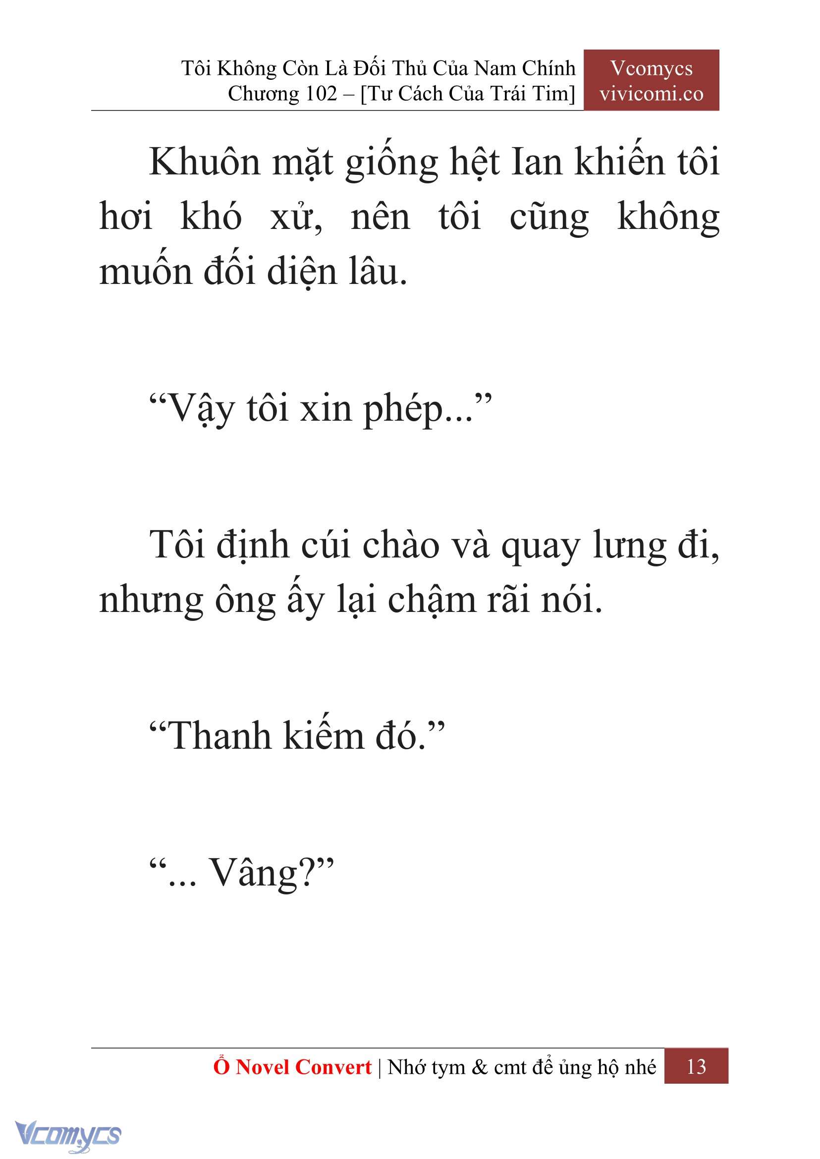 [Novel] Tôi Không Còn Là Đối Thủ Của Nam Chính Chap 102 - Trang 2