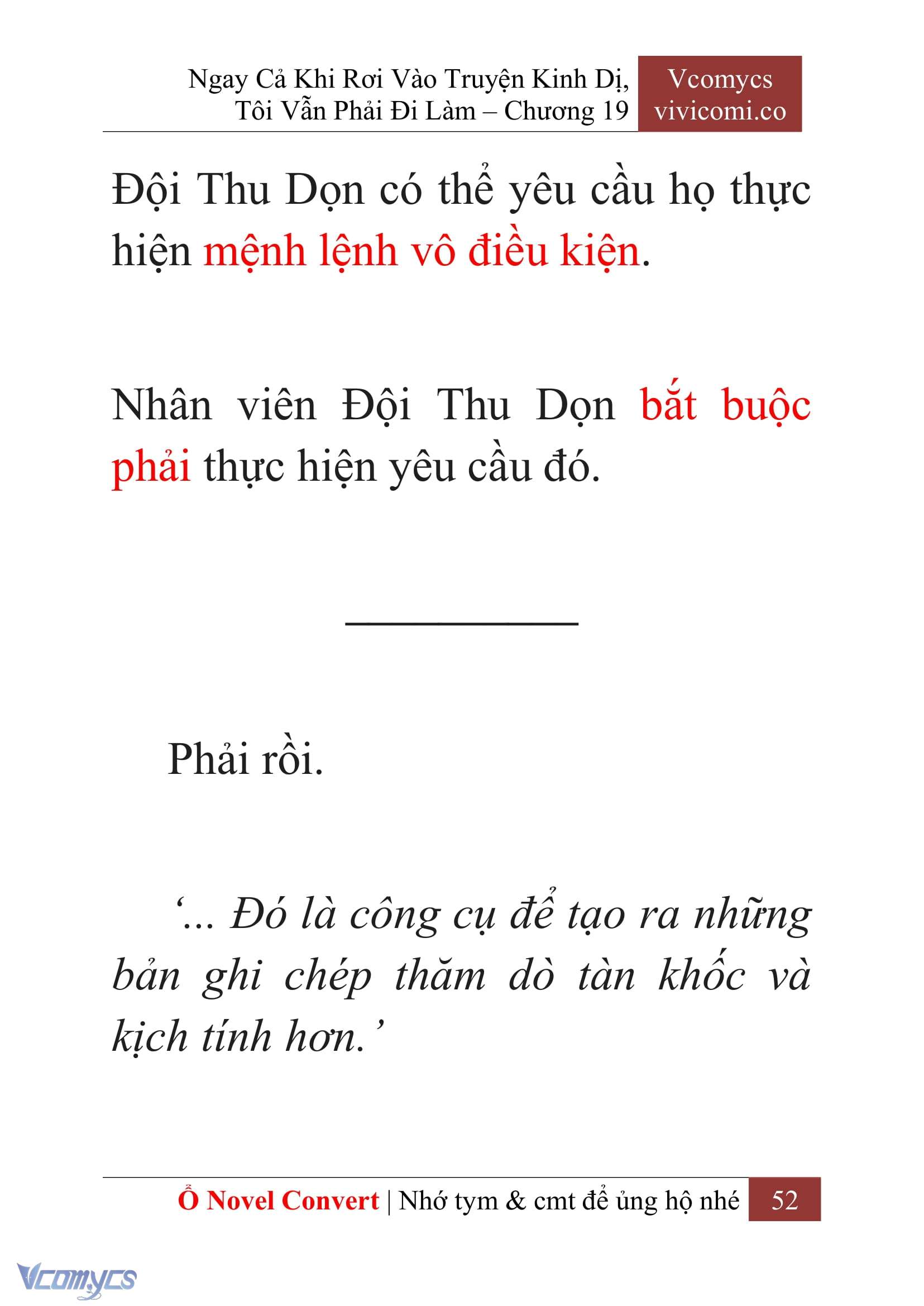 [Novel] Ngay Cả Khi Rơi Vào Truyện Kinh Dị, Tôi Vẫn Phải Đi Làm Chap 19 - Trang 2