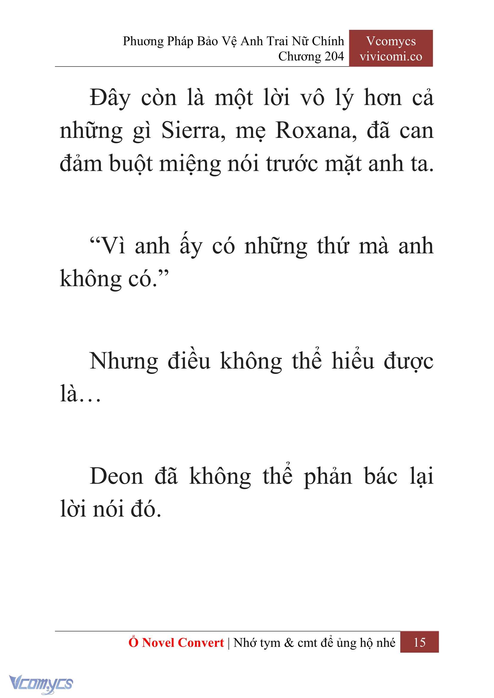 [Novel] Phương Pháp Bảo Vệ Anh Trai Nữ Chính Chap 204 - Trang 2