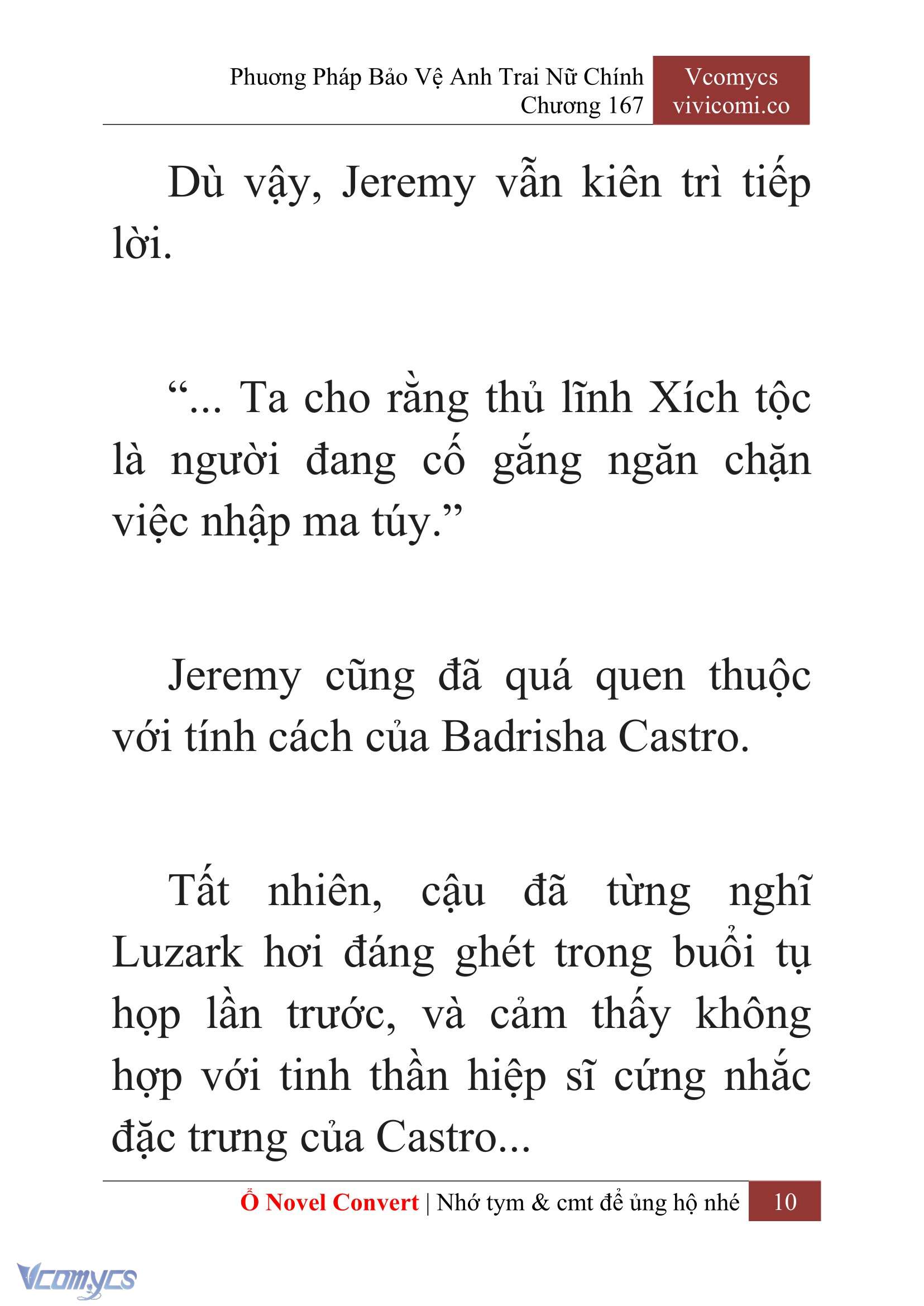 [Novel] Phương Pháp Bảo Vệ Anh Trai Nữ Chính Chap 167 - Trang 2