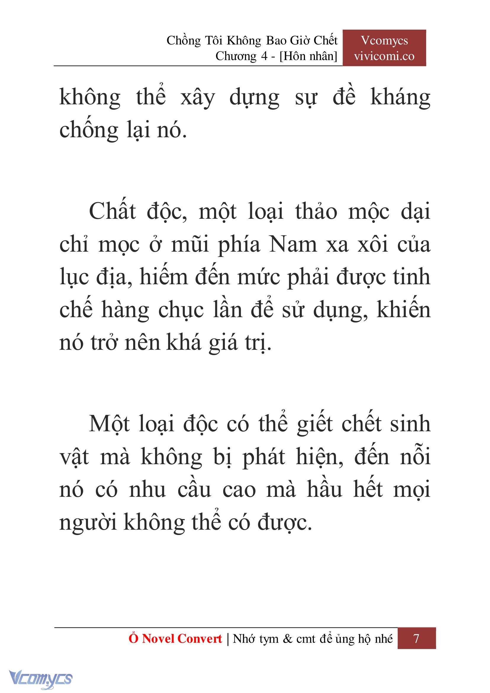 [Novel] Chồng Tôi Không Bao Giờ Chết Chap 4 - Trang 2