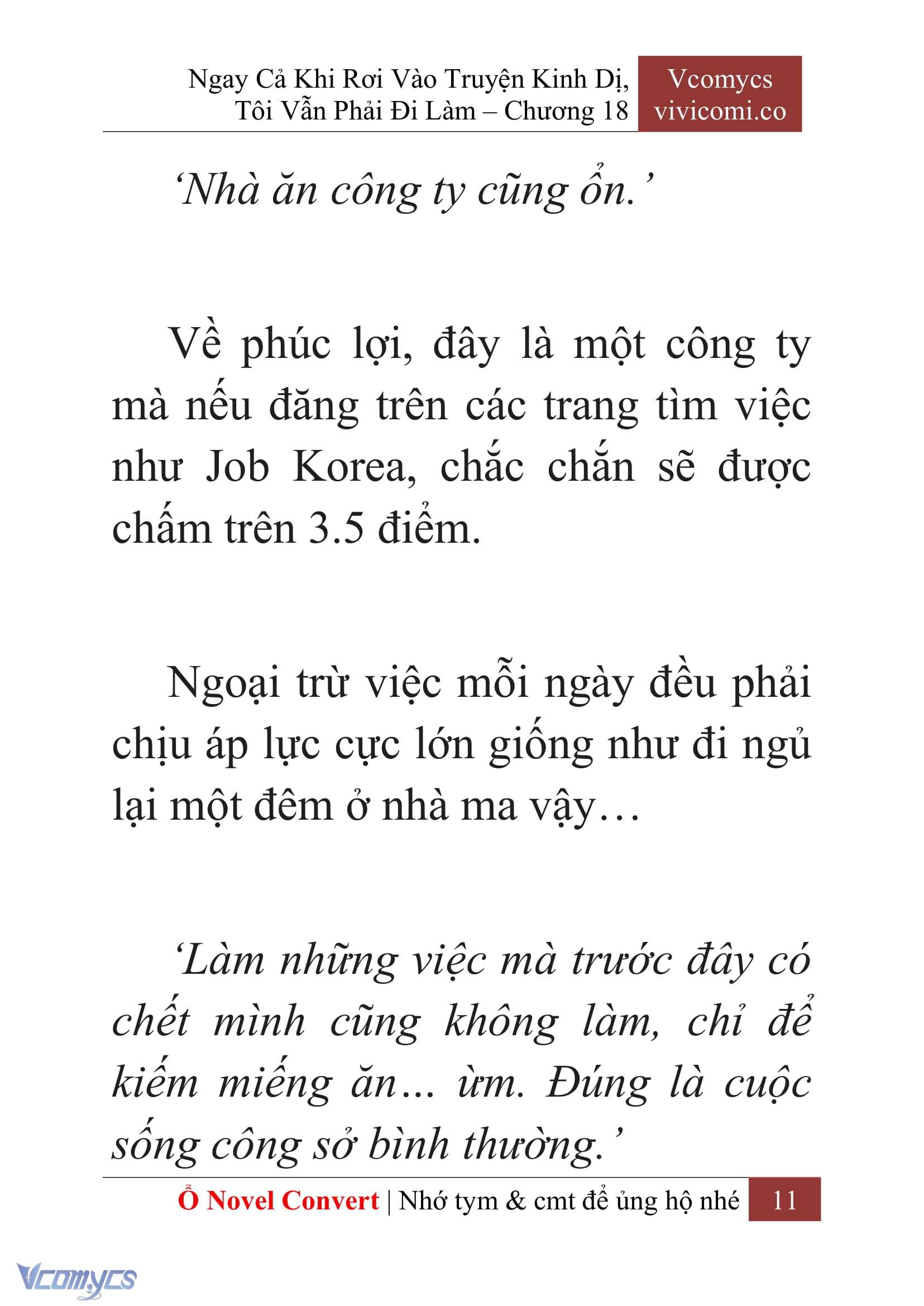 [Novel] Ngay Cả Khi Rơi Vào Truyện Kinh Dị, Tôi Vẫn Phải Đi Làm Chap 18 - Trang 2