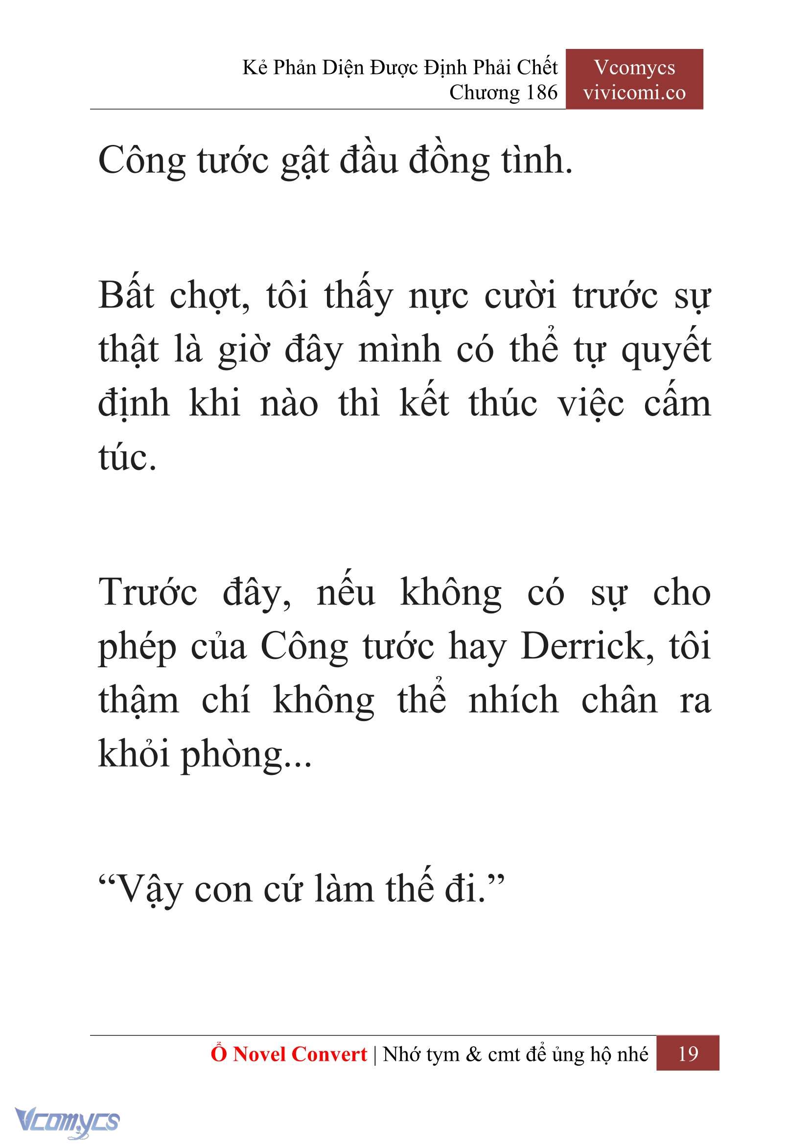 [Novel] Kẻ Phản Diện Được Định Phải Chết Chap 186 - Next Chap 187