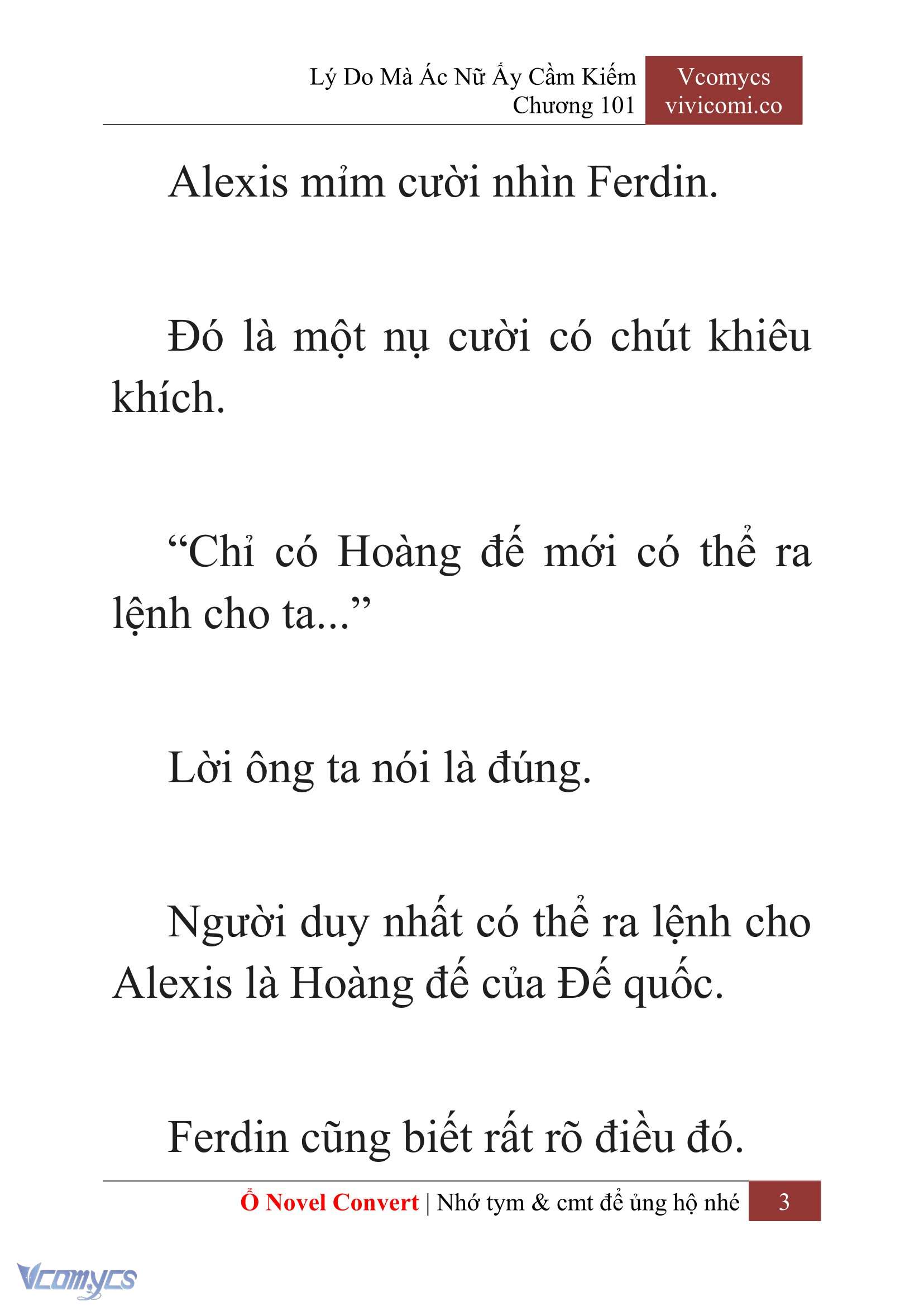 [Novel] Lý Do Mà Ác Nữ Ấy Cầm Kiếm Chap 101 - Trang 2