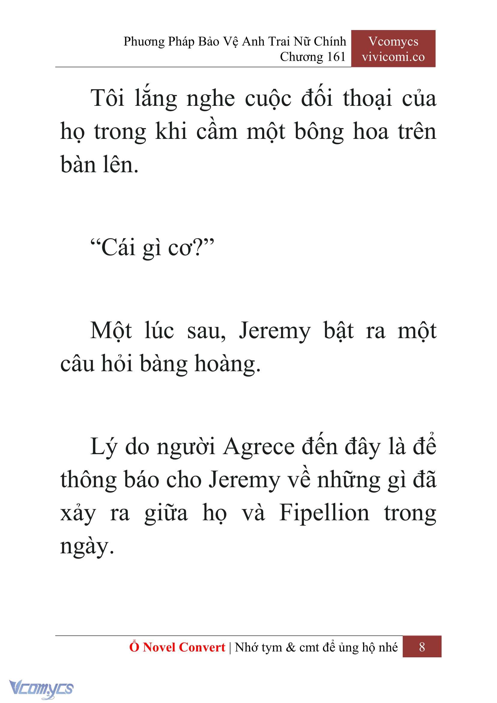 [Novel] Phương Pháp Bảo Vệ Anh Trai Nữ Chính Chap 161 - Trang 2