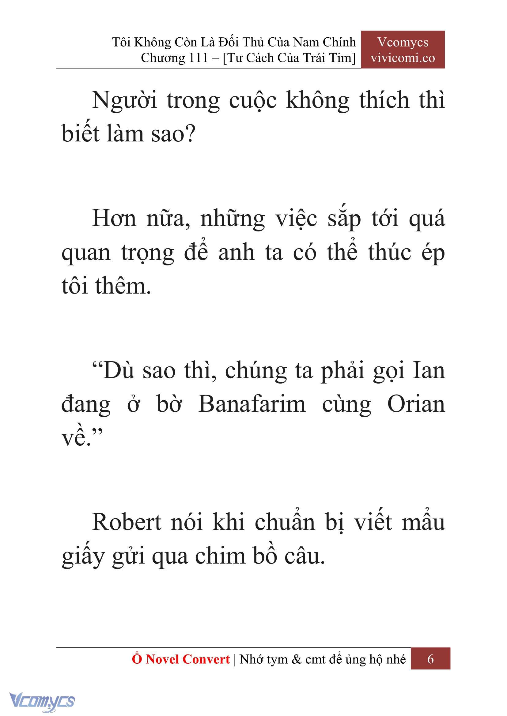 [Novel] Tôi Không Còn Là Đối Thủ Của Nam Chính Chap 111 - Trang 2