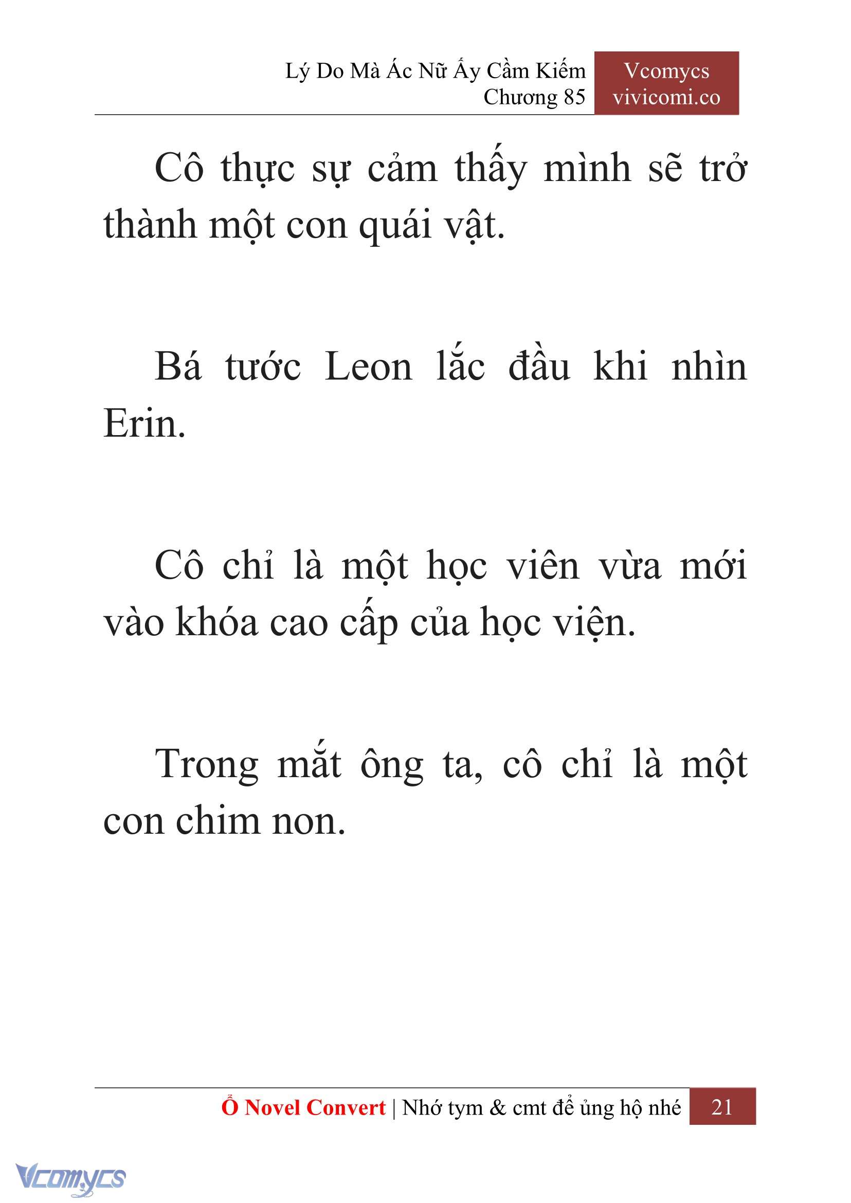 [Novel] Lý Do Mà Ác Nữ Ấy Cầm Kiếm Chap 85 - Trang 2