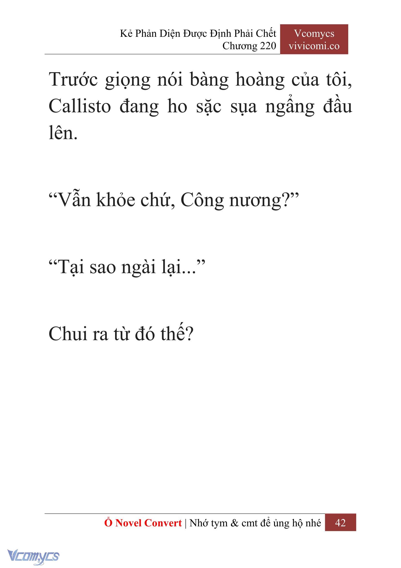 [Novel] Kẻ Phản Diện Được Định Phải Chết Chap 220 - Trang 2