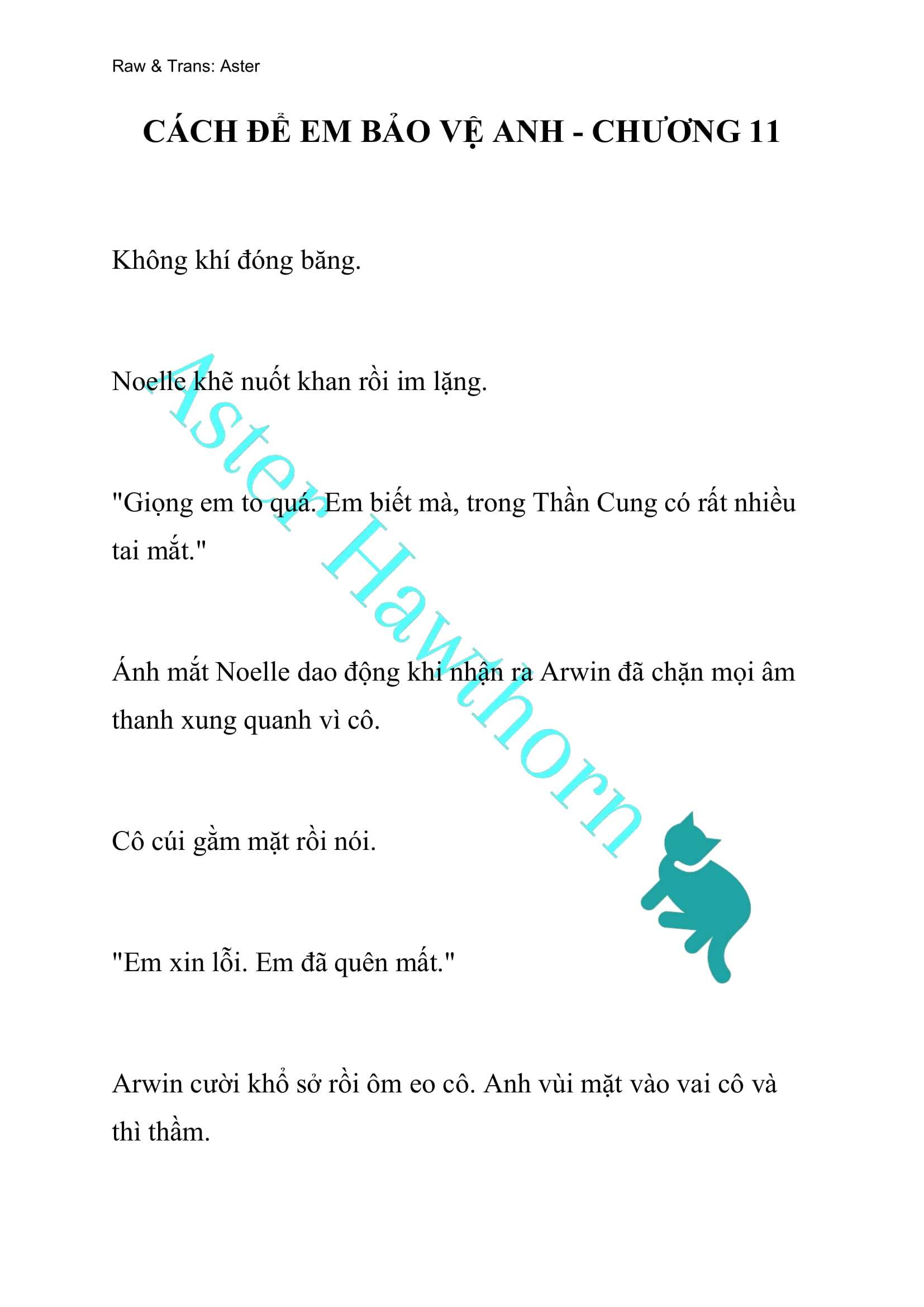 [NOVEL] Cách Để Em Bảo Vệ Anh Chap 11 - Trang 2