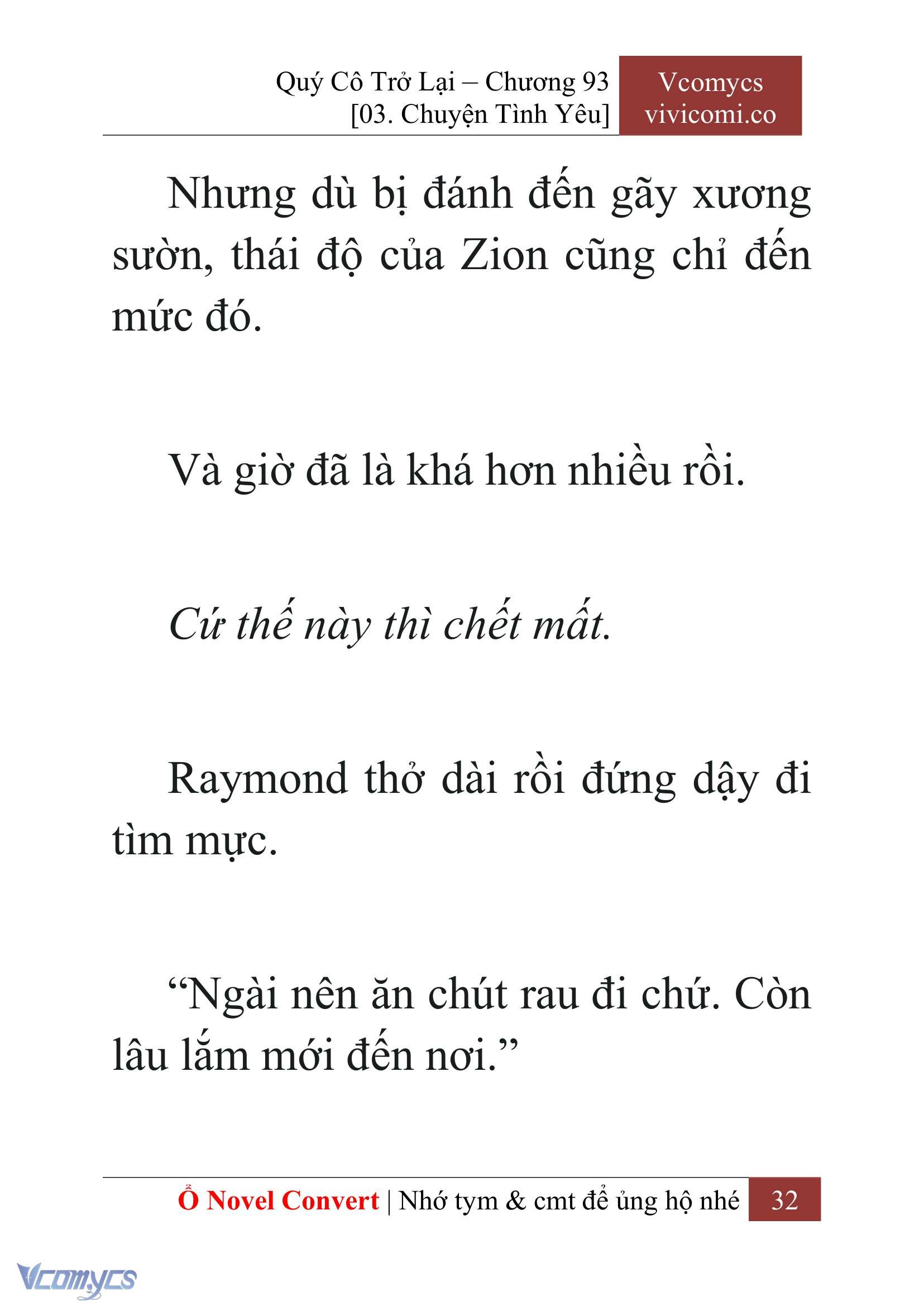 [Novel] Quý Cô Trở Lại Chap 93 - Trang 2