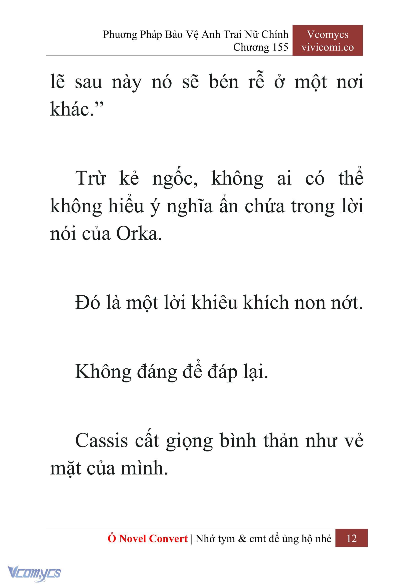 [Novel] Phương Pháp Bảo Vệ Anh Trai Nữ Chính Chap 155 - Trang 2