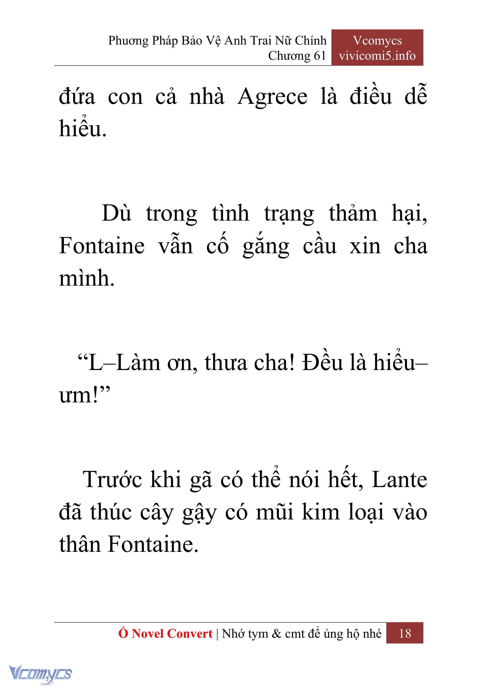 [Novel] Phương Pháp Bảo Vệ Anh Trai Nữ Chính Chap 61 - Trang 2