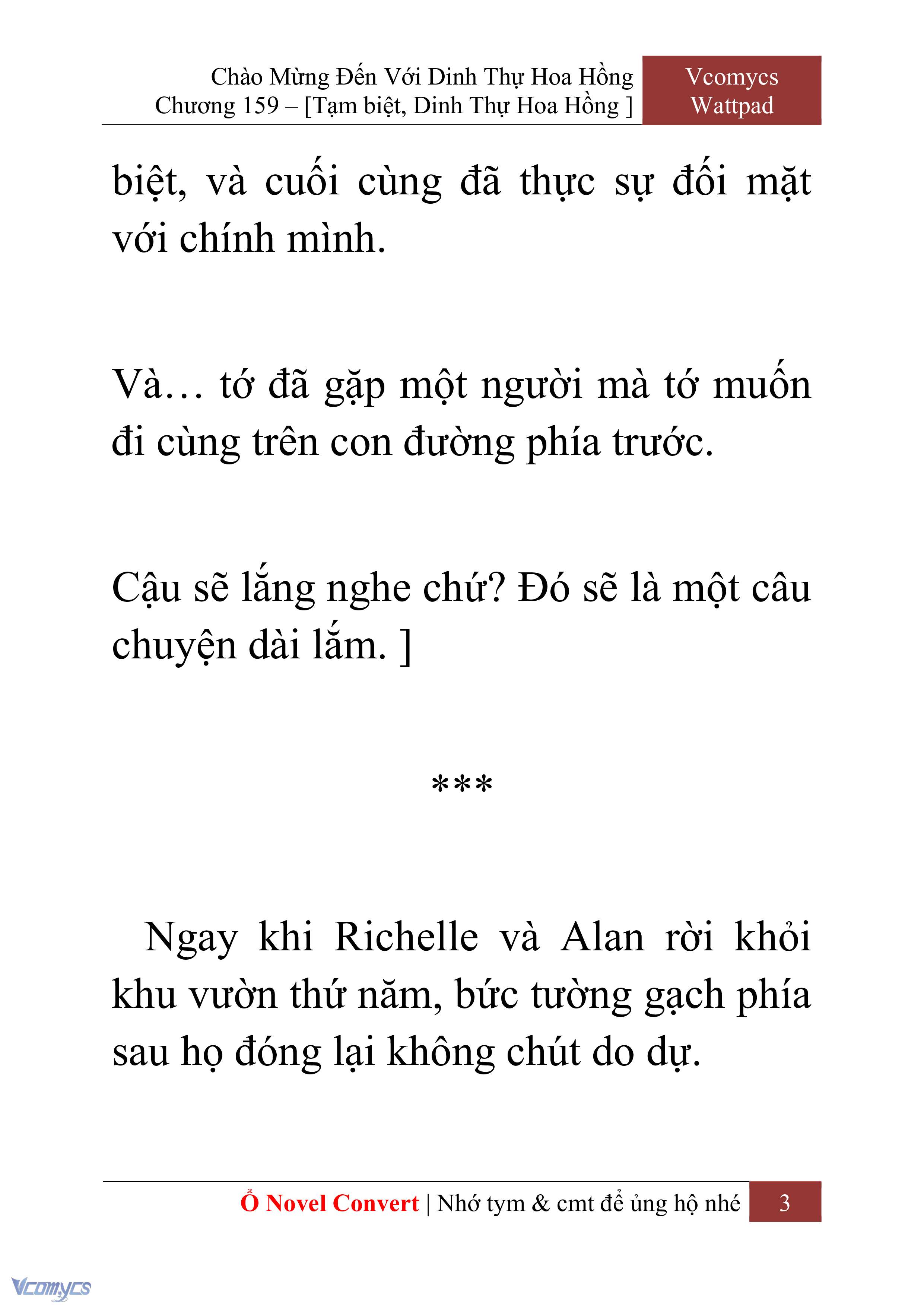 [Novel] Chào Mừng Đến Với Dinh Thự Hoa Hồng Chap 159 - Trang 2