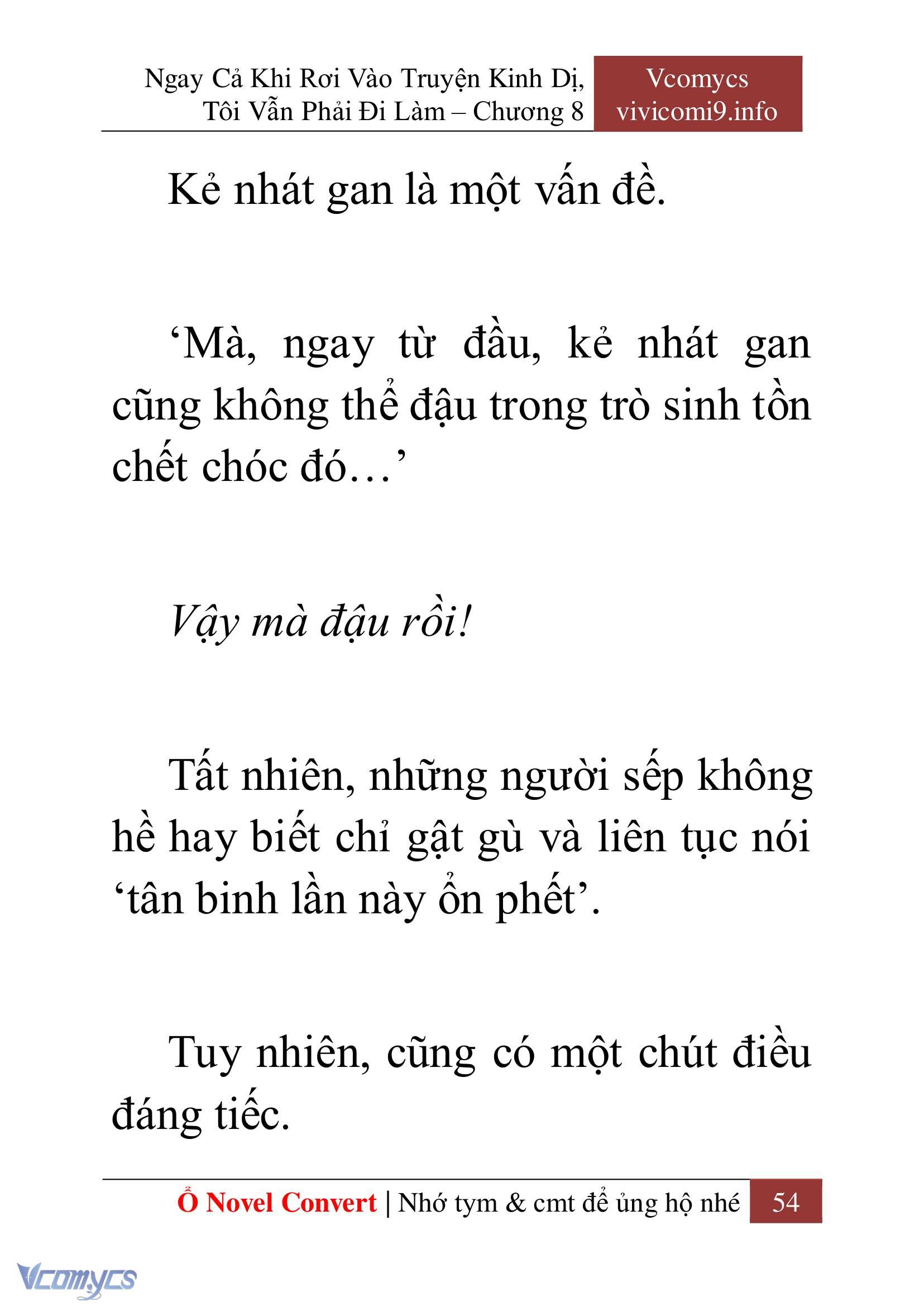 [Novel] Ngay Cả Khi Rơi Vào Truyện Kinh Dị, Tôi Vẫn Phải Đi Làm Chap 8 - Trang 2