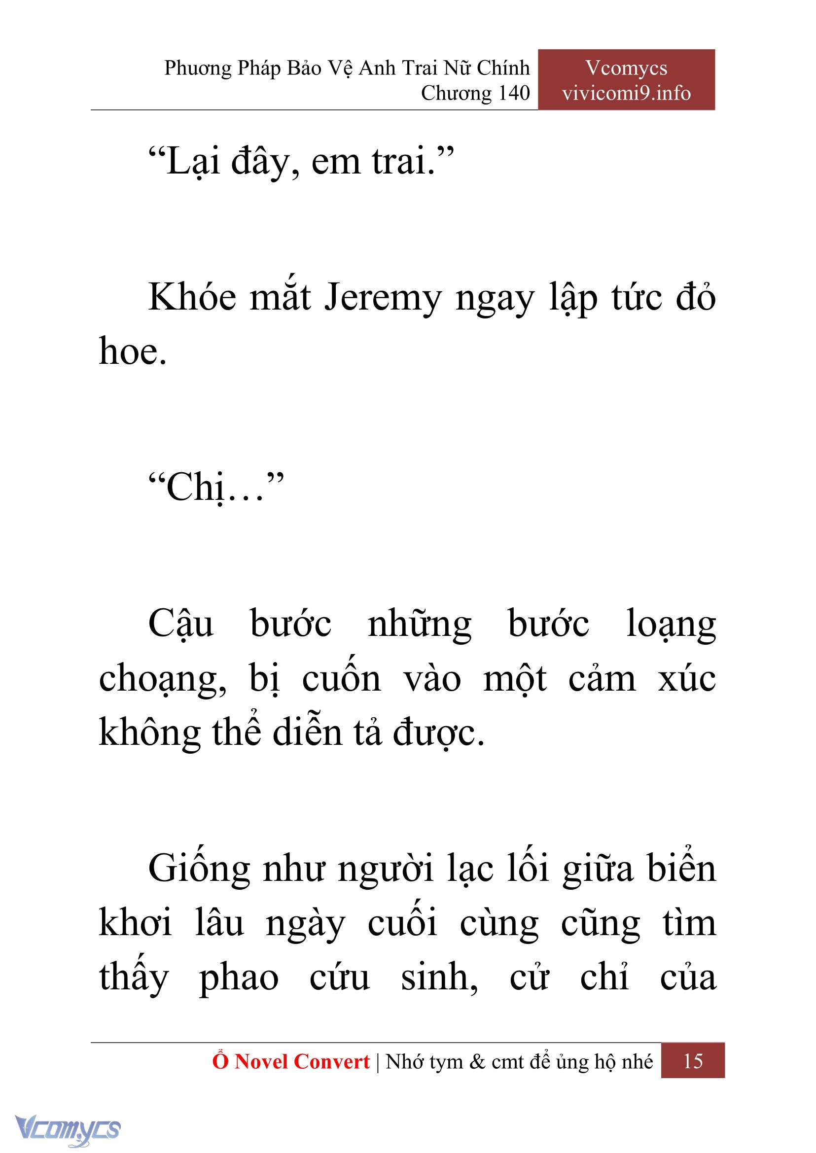 [Novel] Phương Pháp Bảo Vệ Anh Trai Nữ Chính Chap 140 - Trang 2