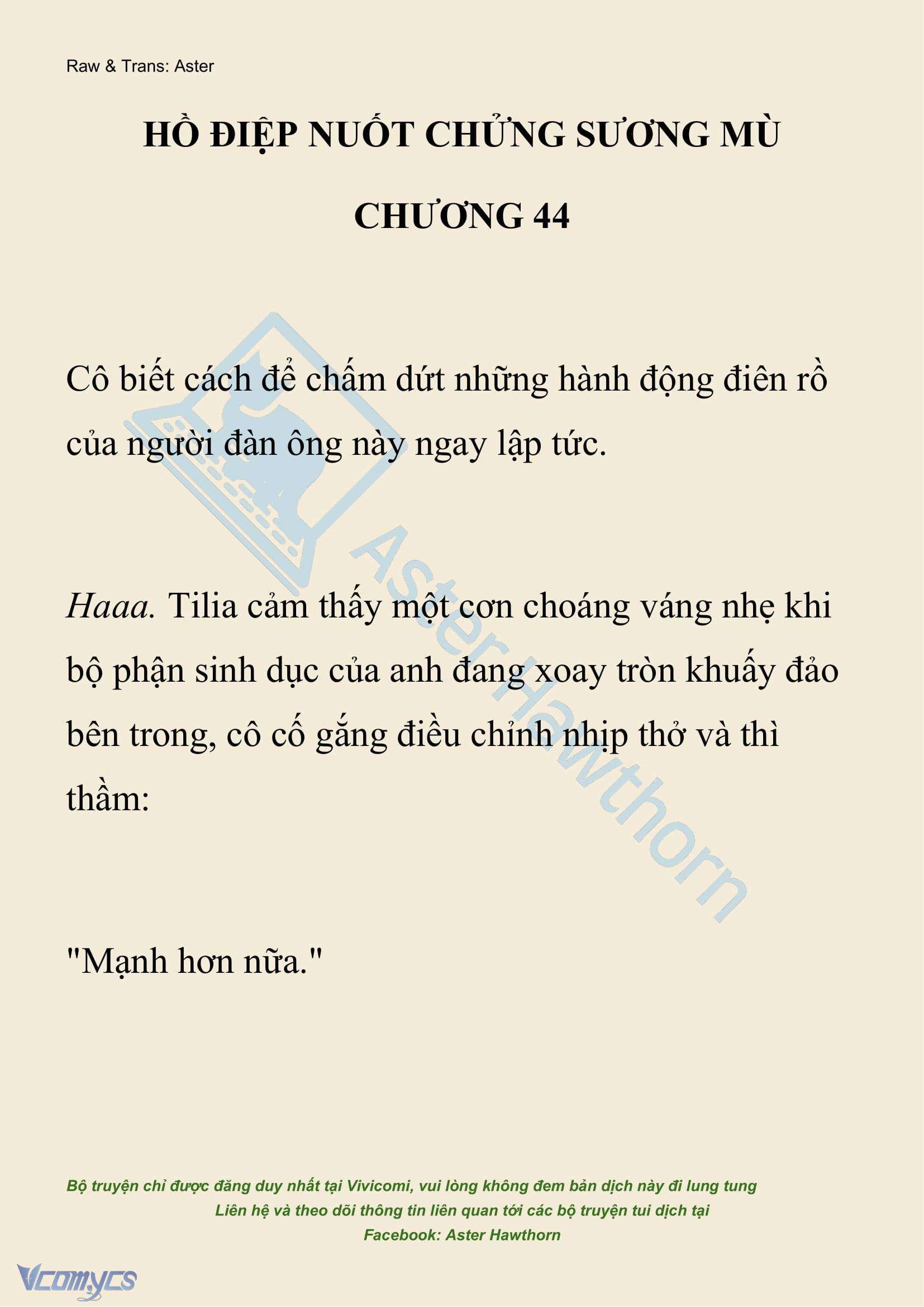 [NOVEL] Hồ Điệp Nuốt Chửng Sương Mù Chap 44 - Trang 2