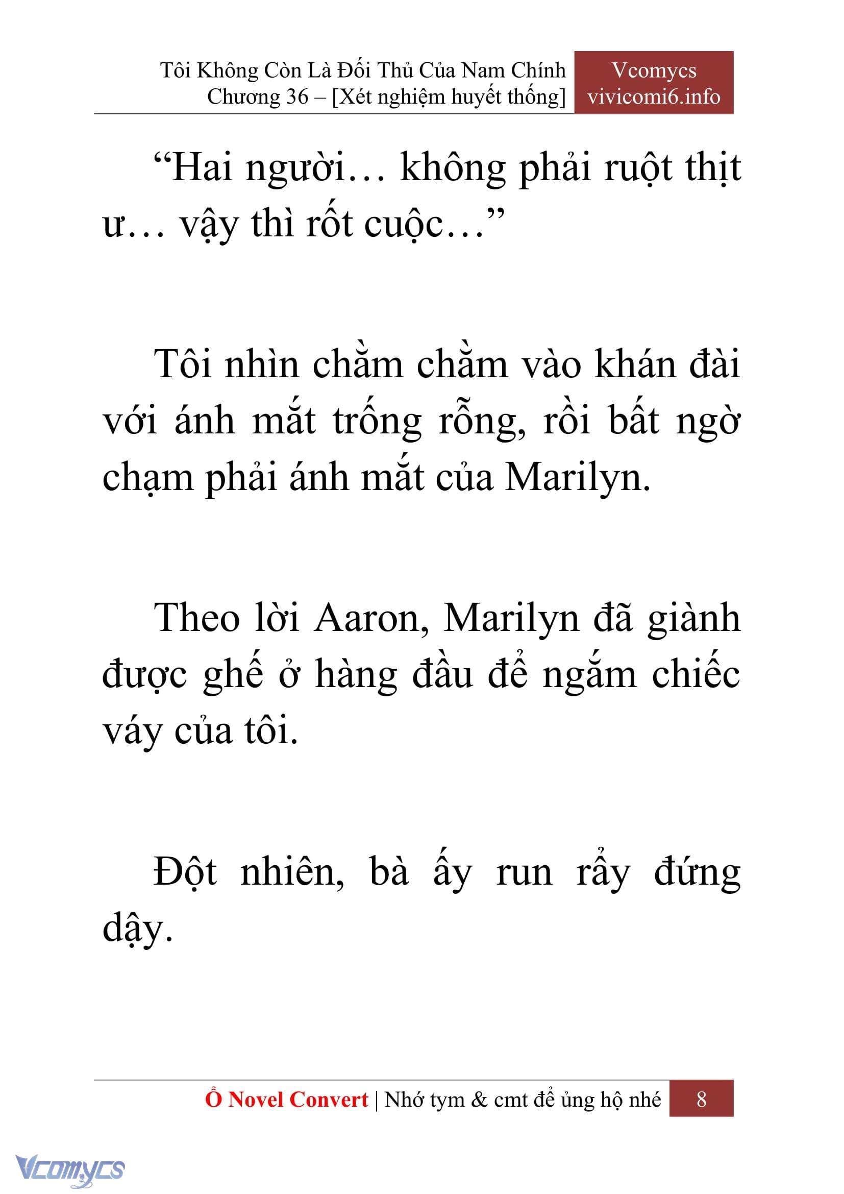 [Novel] Tôi Không Còn Là Đối Thủ Của Nam Chính Chap 36 - Trang 2