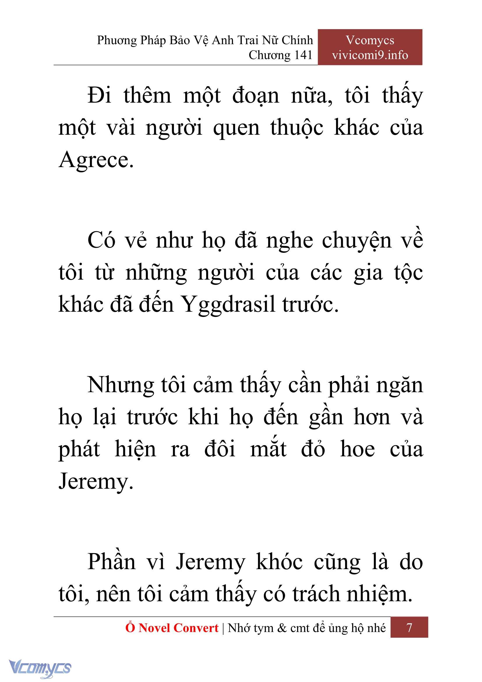 [Novel] Phương Pháp Bảo Vệ Anh Trai Nữ Chính Chap 141 - Trang 2