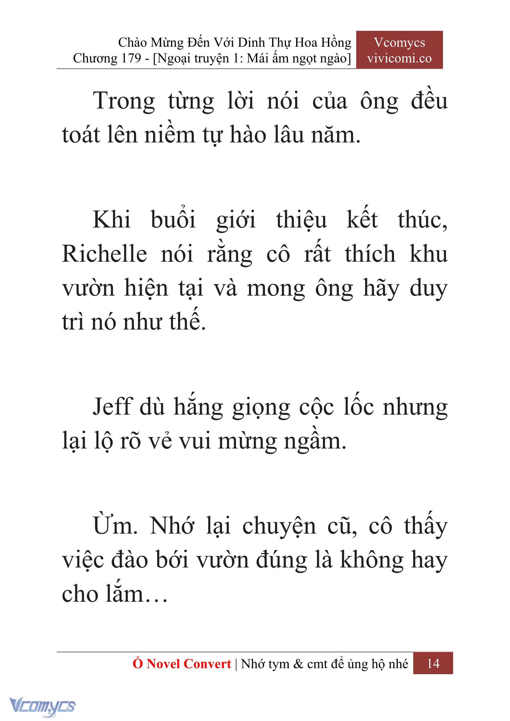 [Novel] Chào Mừng Đến Với Dinh Thự Hoa Hồng Chap 179 - Trang 2