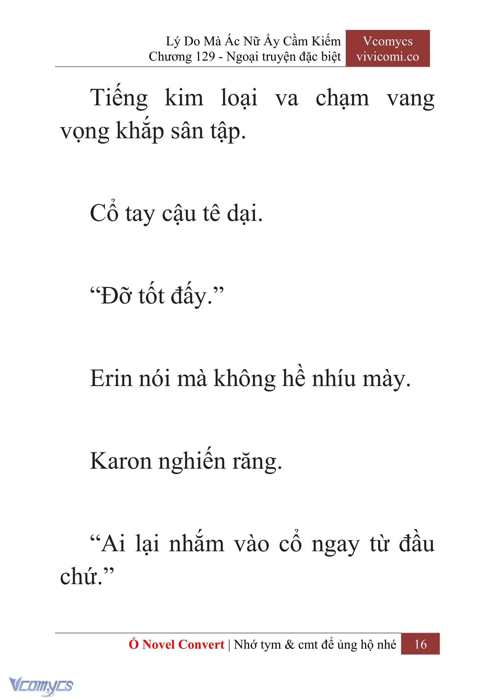 [Novel] Lý Do Mà Ác Nữ Ấy Cầm Kiếm Chap 129 - Trang 2