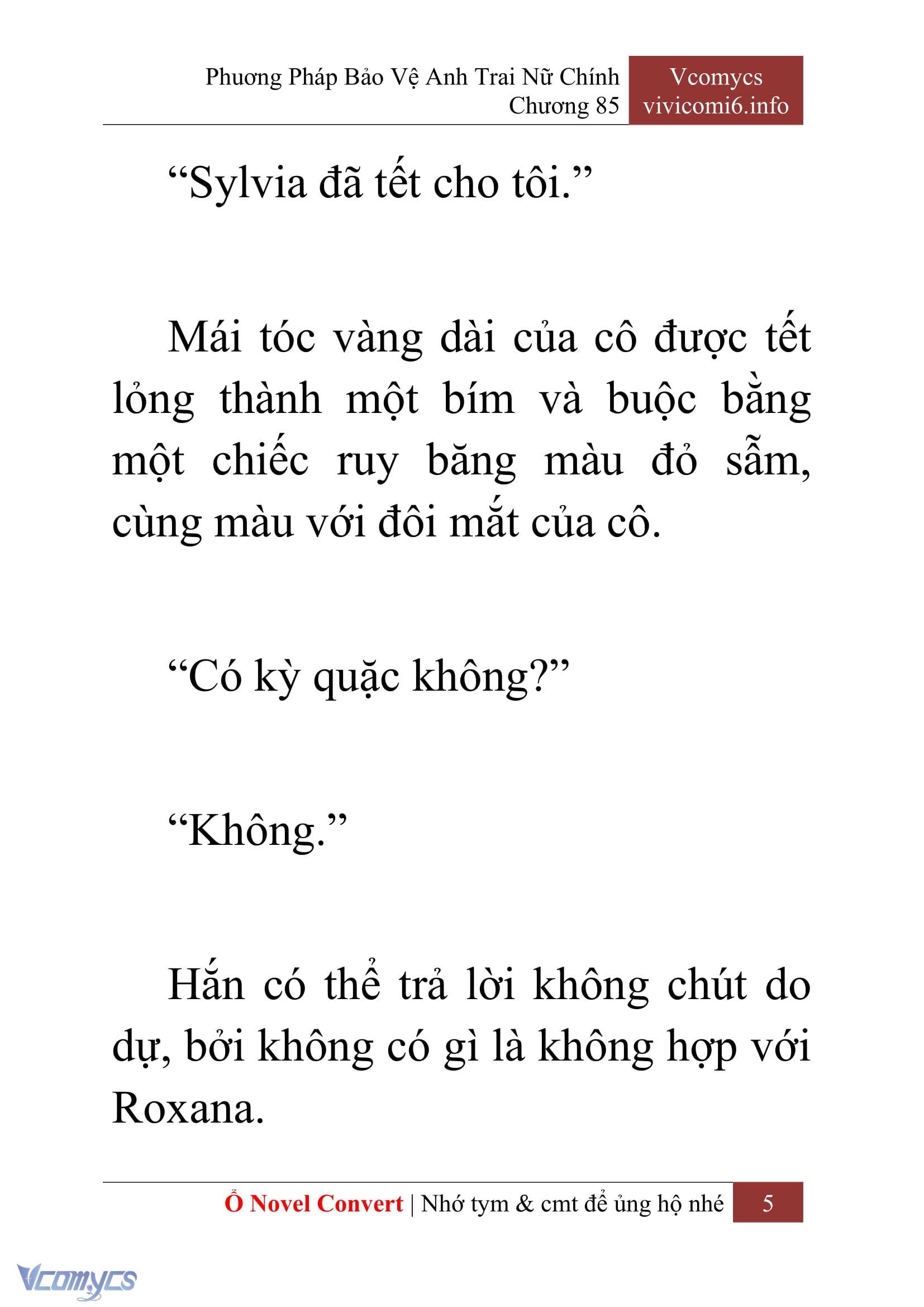 [Novel] Phương Pháp Bảo Vệ Anh Trai Nữ Chính Chap 85 - Trang 2