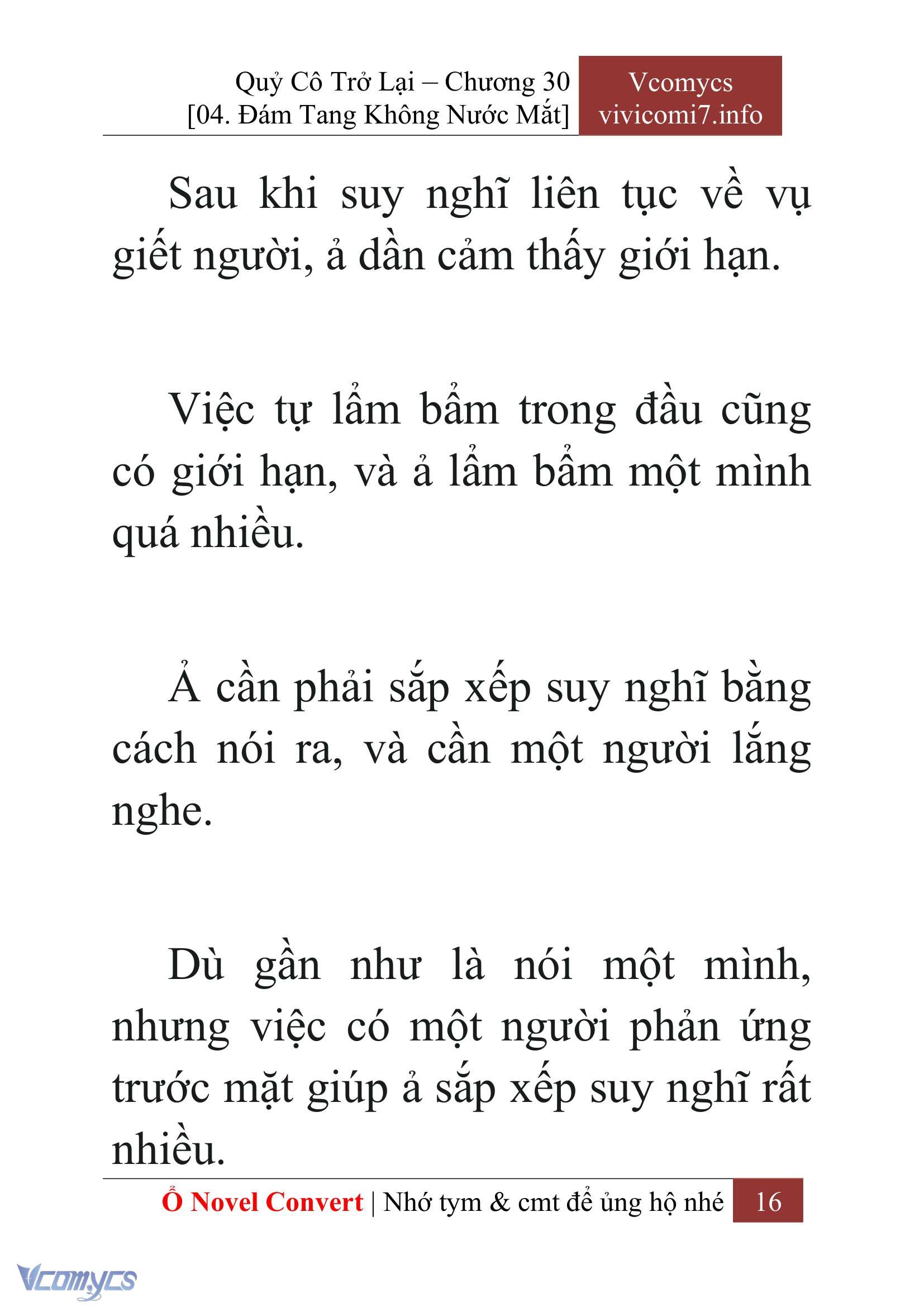[Novel] Quý Cô Trở Lại Chap 30 - Trang 2