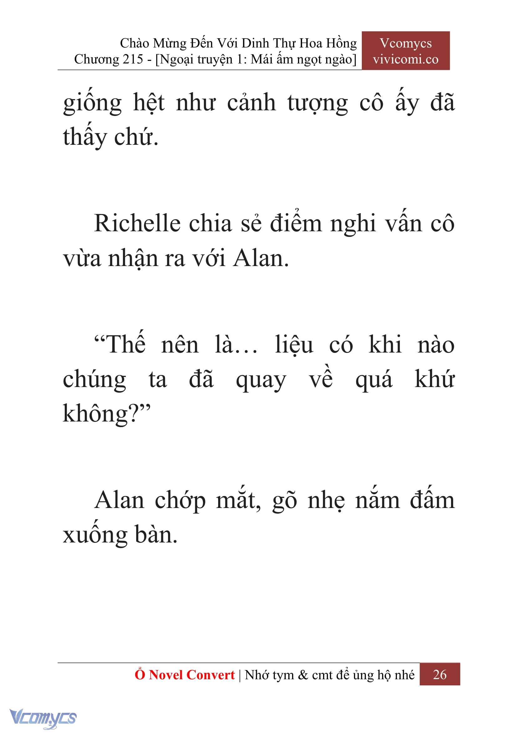 [Novel] Chào Mừng Đến Với Dinh Thự Hoa Hồng Chap 215 - Trang 2