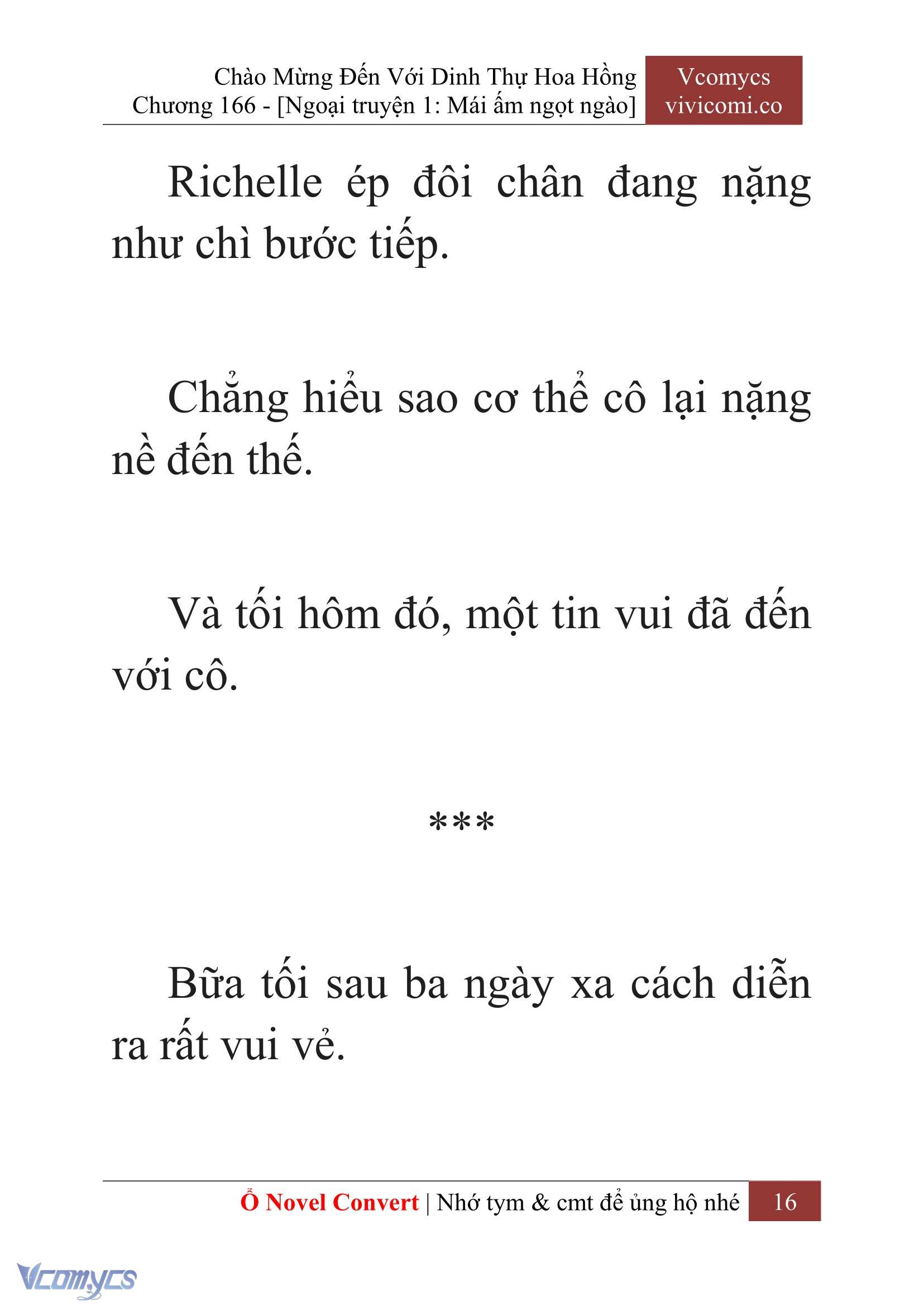 [Novel] Chào Mừng Đến Với Dinh Thự Hoa Hồng Chap 166 - Trang 2