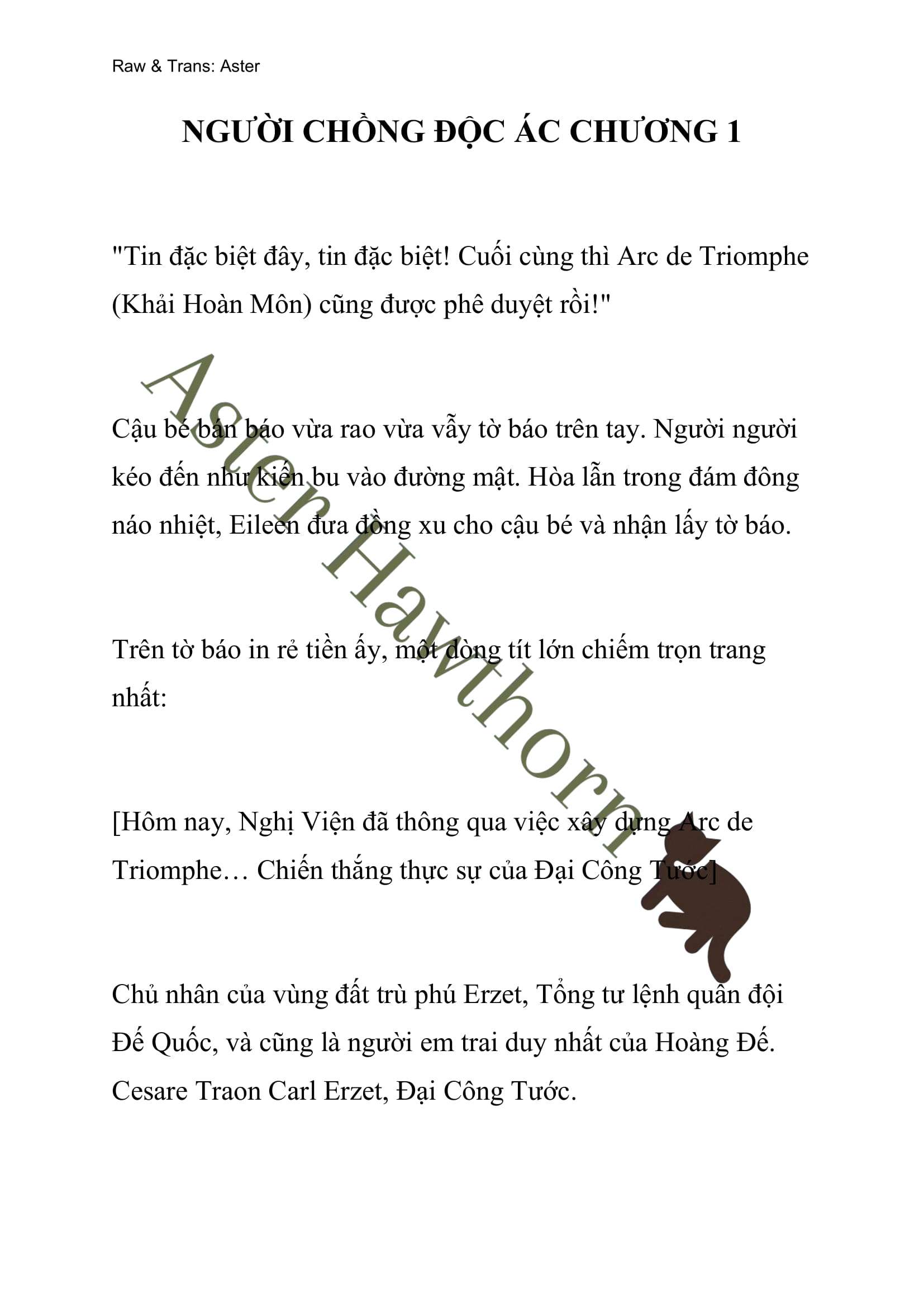 [NOVEL] Người Chồng Độc Ác Chap 1 - Trang 2