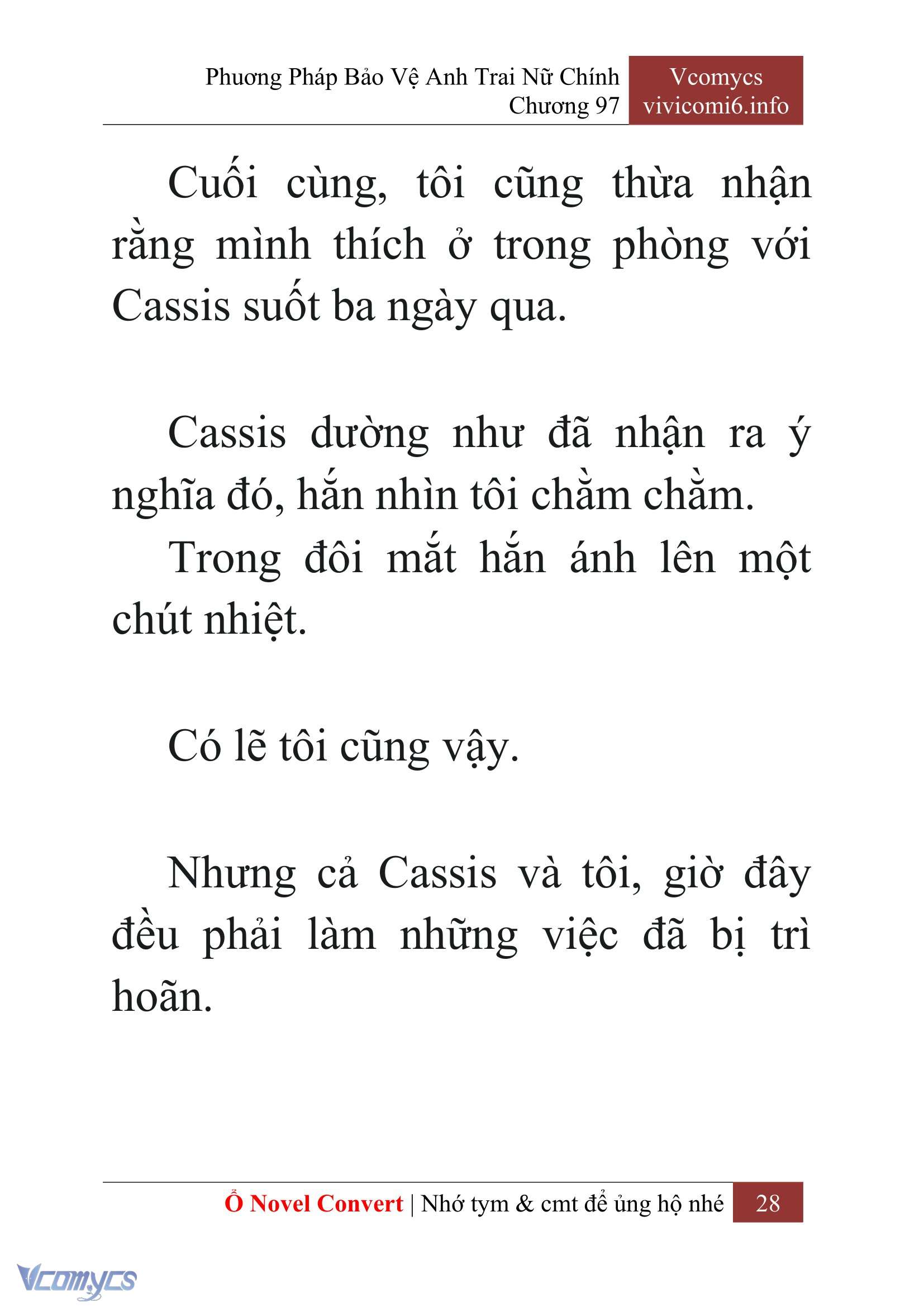[Novel] Phương Pháp Bảo Vệ Anh Trai Nữ Chính Chap 97 - Trang 2