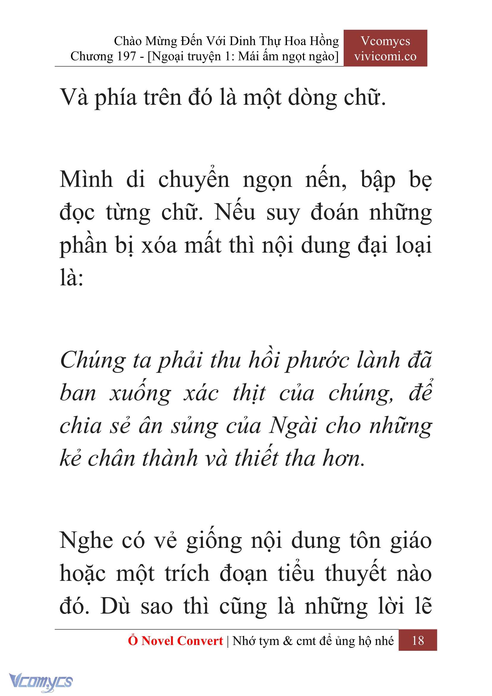 [Novel] Chào Mừng Đến Với Dinh Thự Hoa Hồng Chap 197 - Trang 2