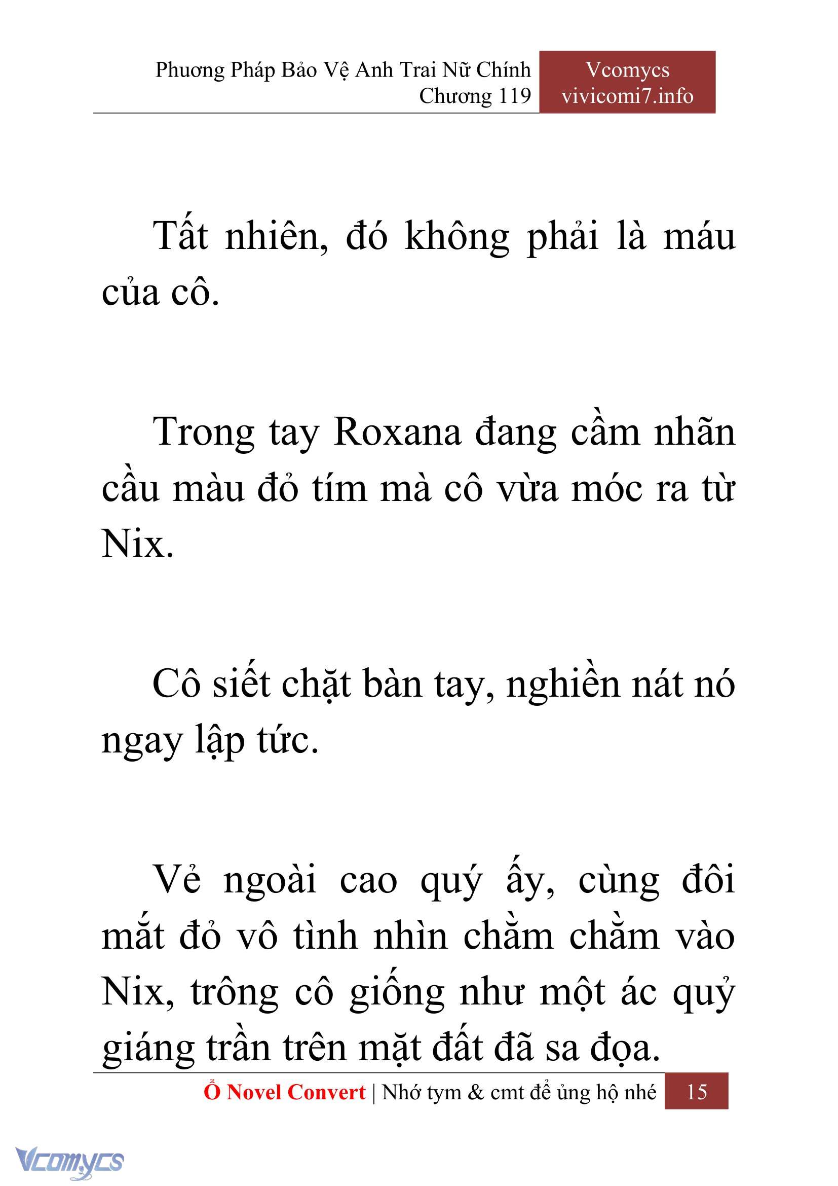 [Novel] Phương Pháp Bảo Vệ Anh Trai Nữ Chính Chap 119 - Trang 2