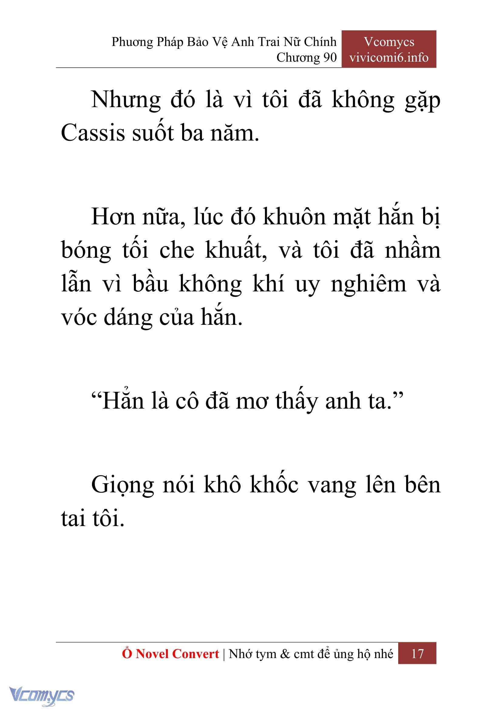 [Novel] Phương Pháp Bảo Vệ Anh Trai Nữ Chính Chap 90 - Trang 2