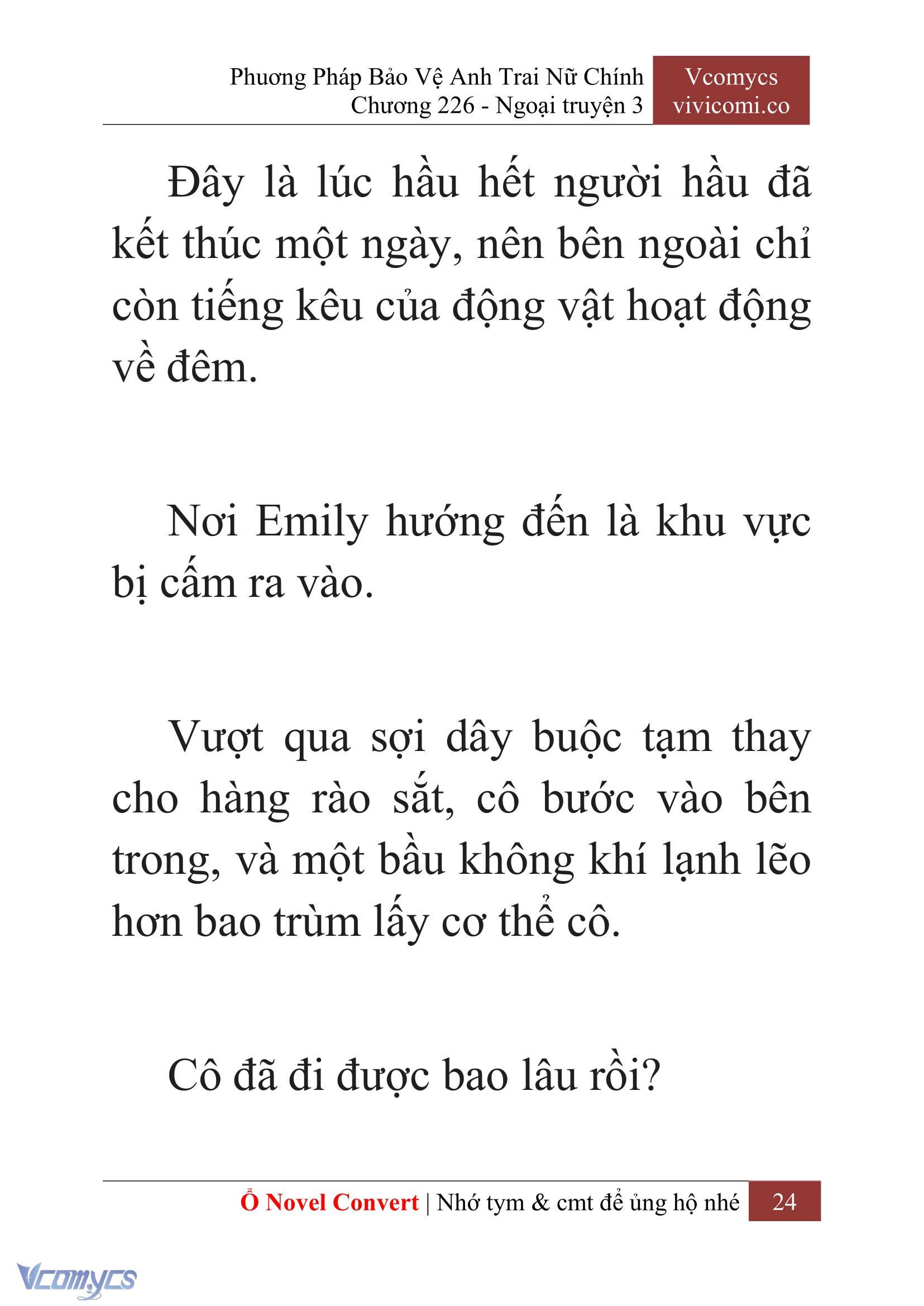[Novel] Phương Pháp Bảo Vệ Anh Trai Nữ Chính Chap 226 - Next Chap 227