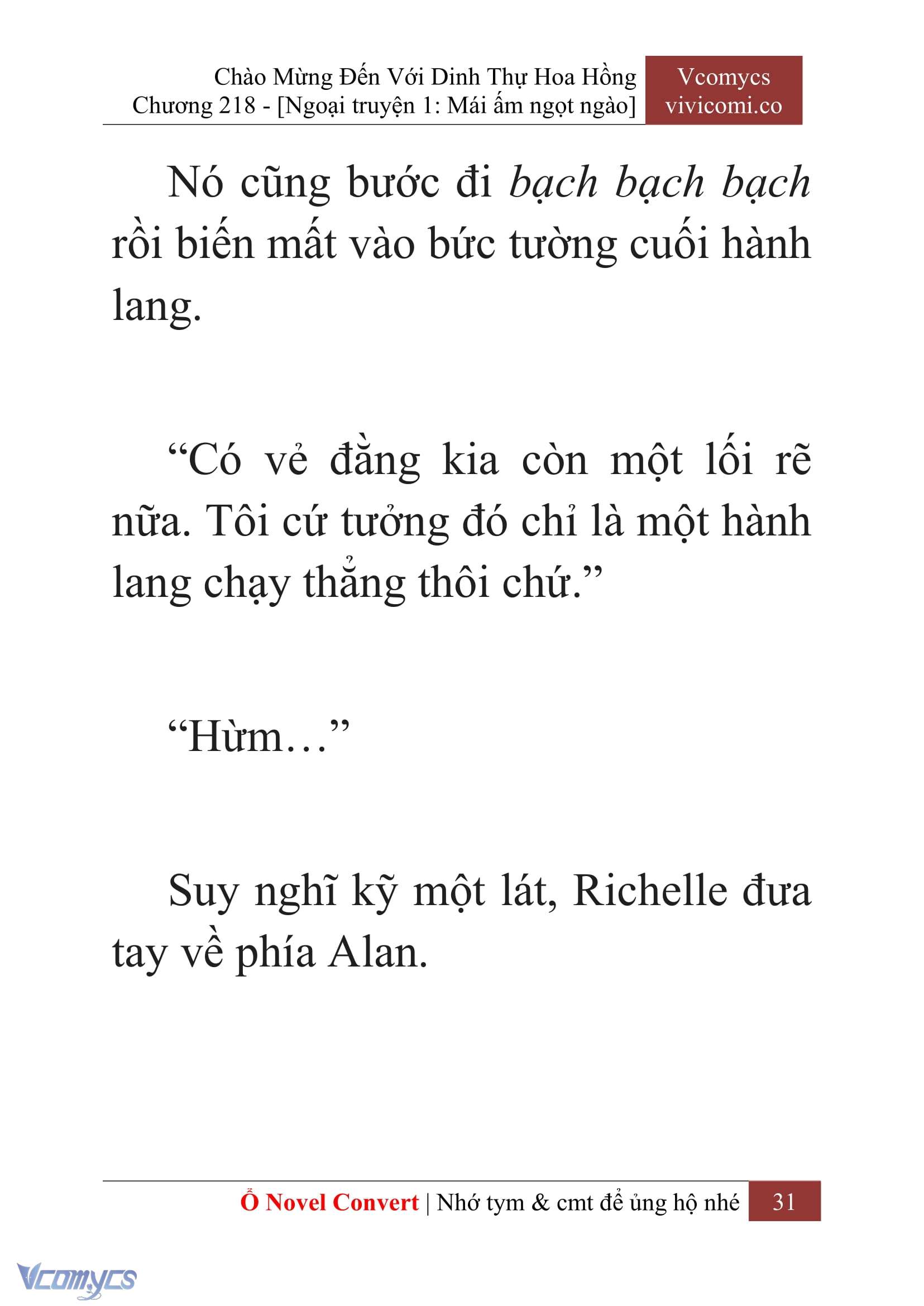 [Novel] Chào Mừng Đến Với Dinh Thự Hoa Hồng Chap 218 - Trang 2