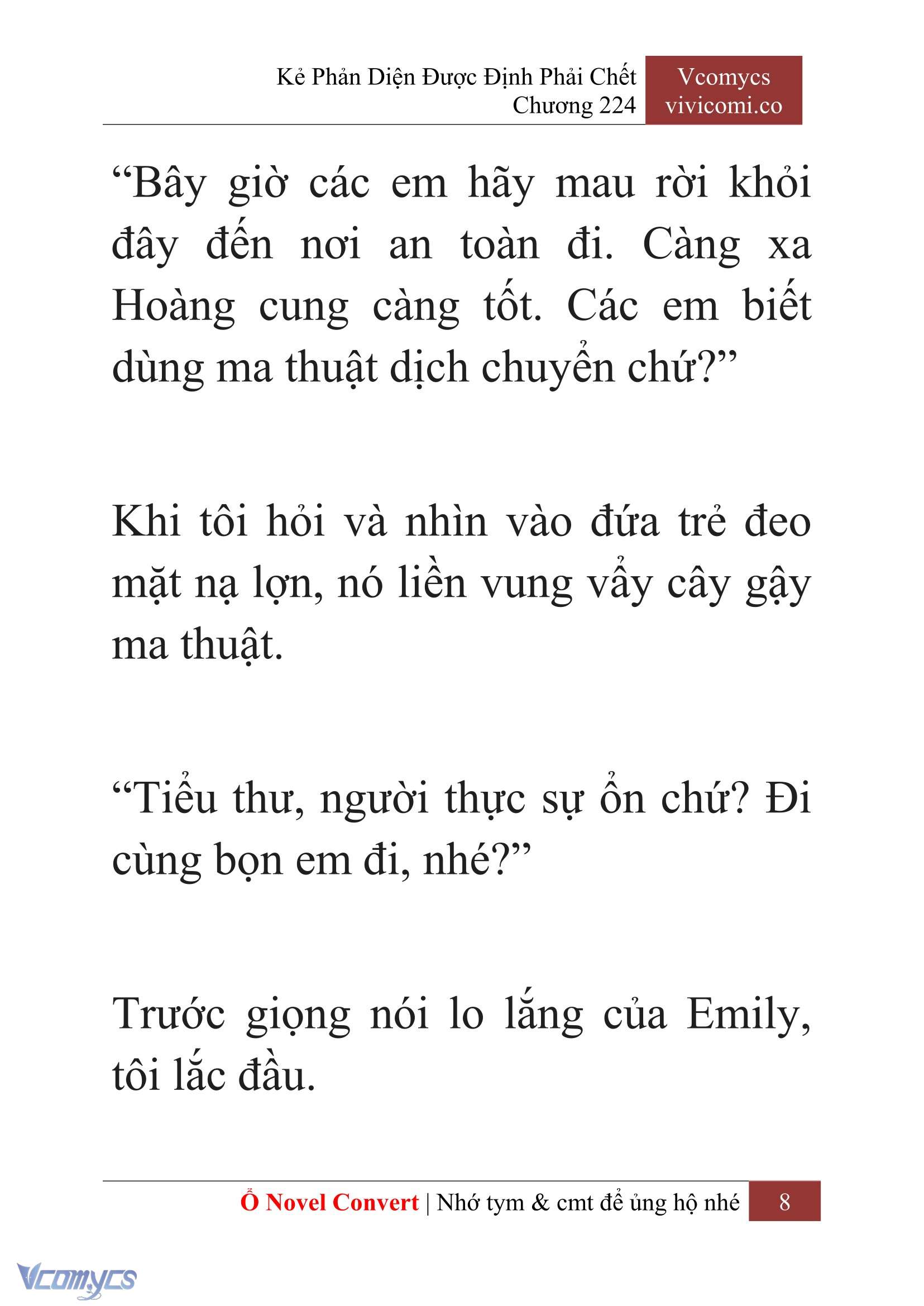 [Novel] Kẻ Phản Diện Được Định Phải Chết Chap 224 - Trang 2