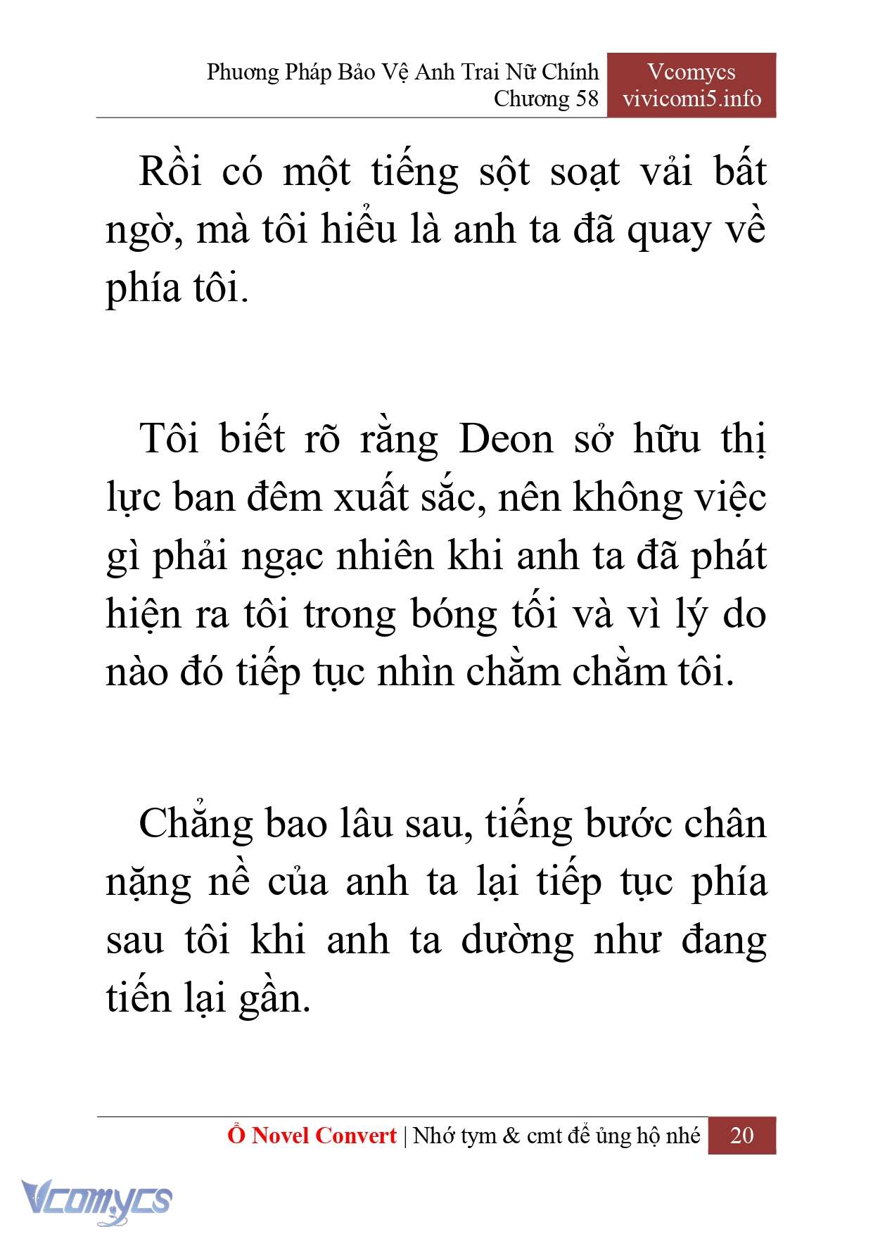 [Novel] Phương Pháp Bảo Vệ Anh Trai Nữ Chính Chap 58 - Trang 2