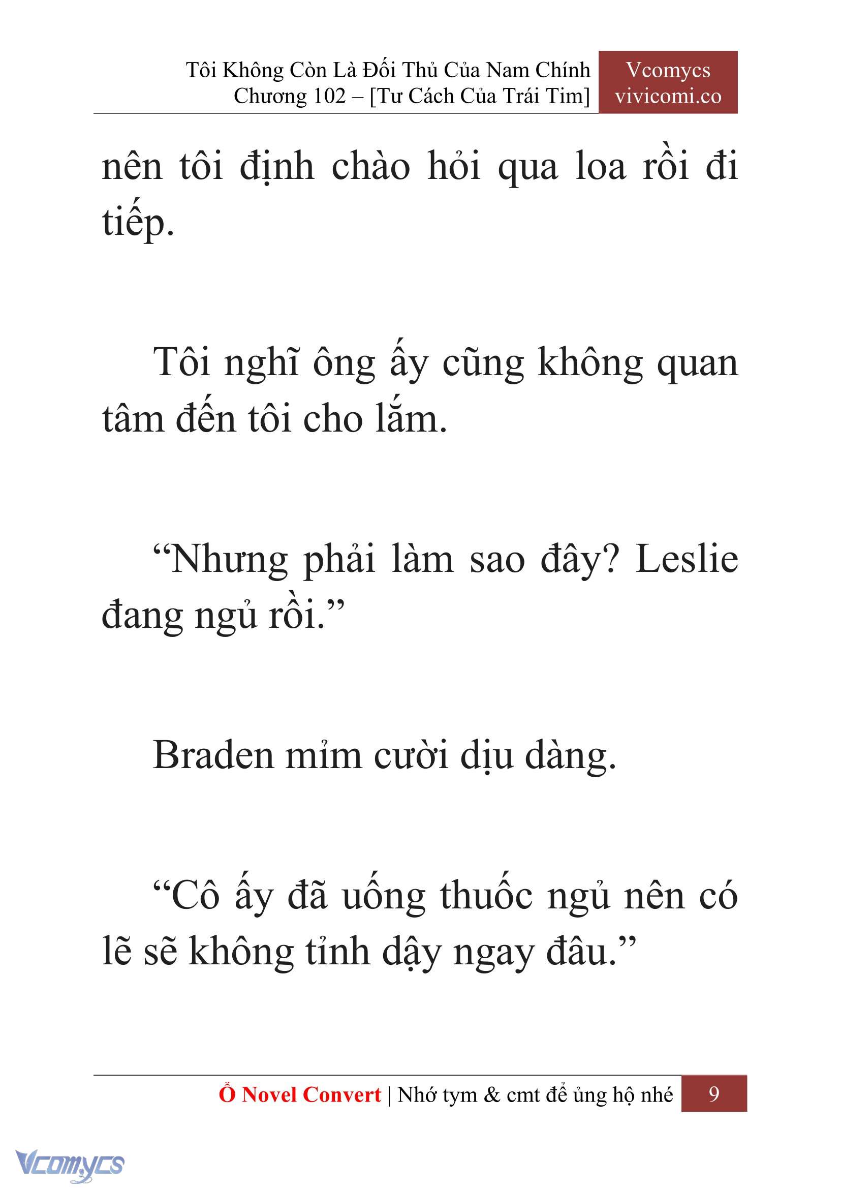 [Novel] Tôi Không Còn Là Đối Thủ Của Nam Chính Chap 102 - Trang 2