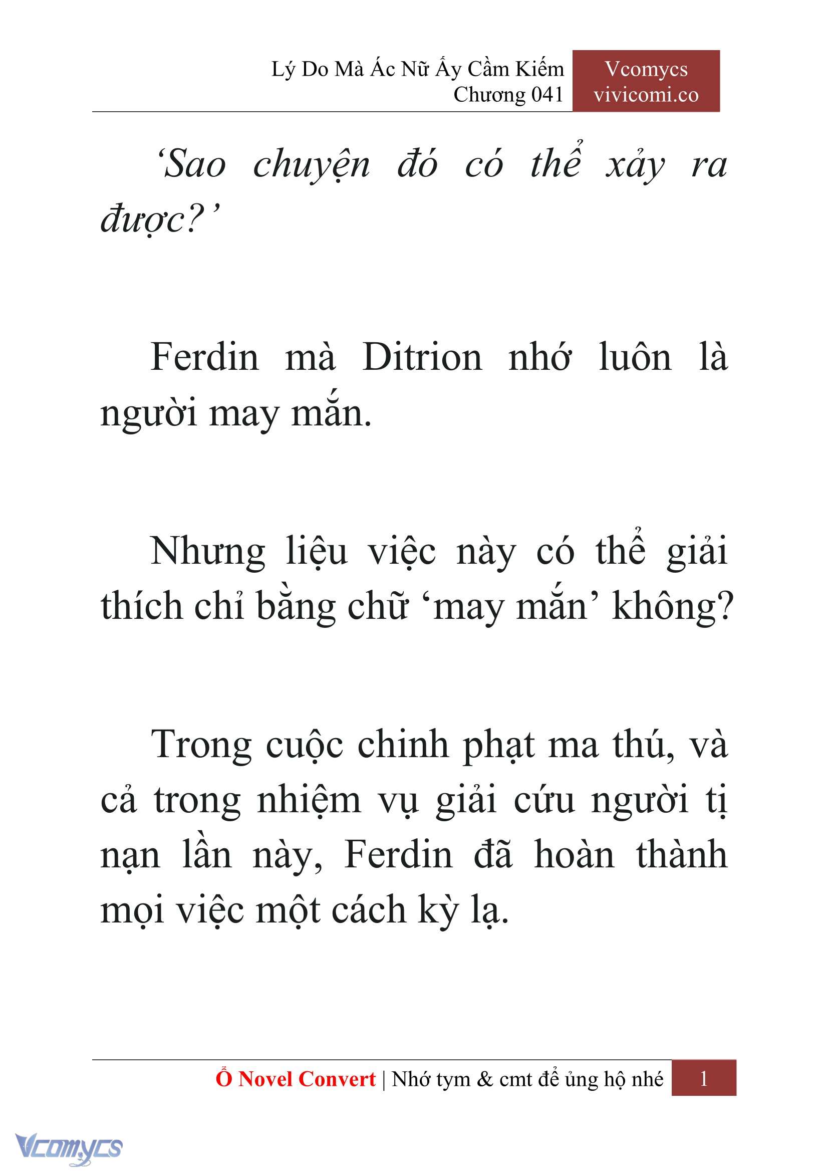 [Novel] Lý Do Mà Ác Nữ Ấy Cầm Kiếm Chap 41 - Trang 2