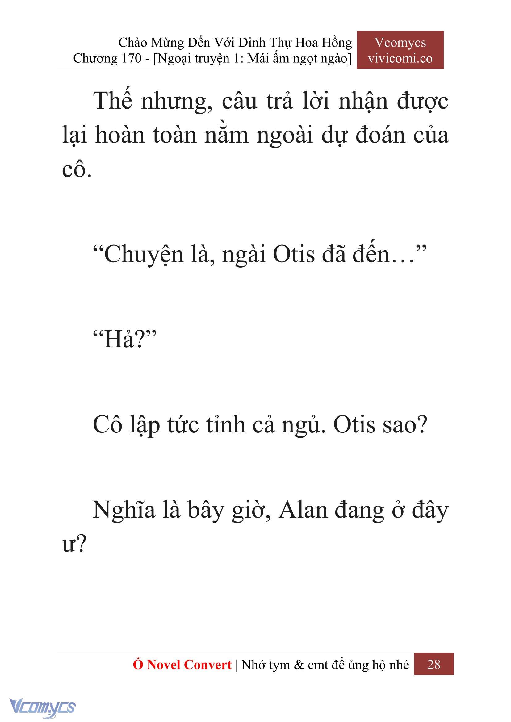 [Novel] Chào Mừng Đến Với Dinh Thự Hoa Hồng Chap 170 - Trang 2
